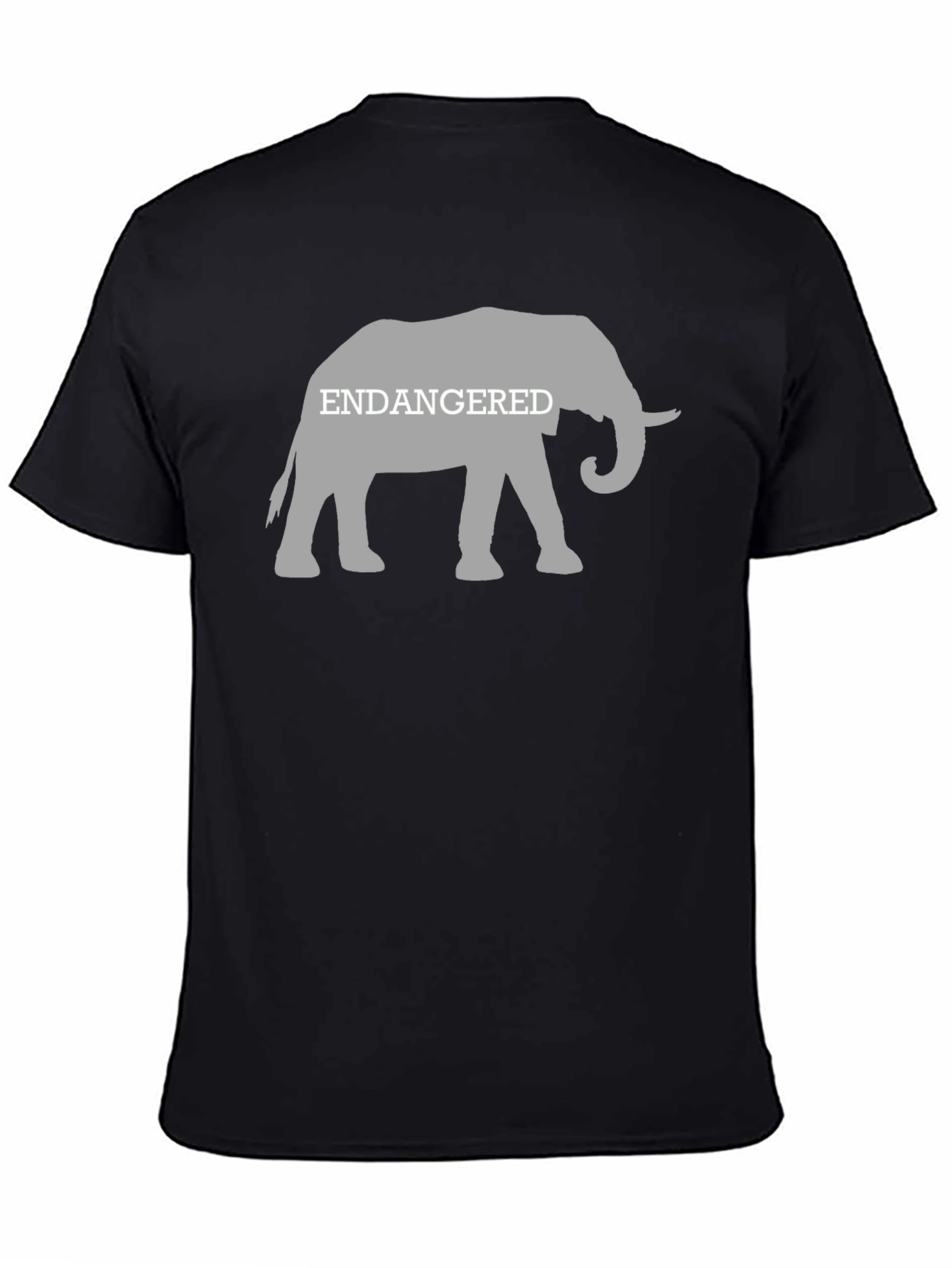 Endangered Elephant Graphic T-Shirt