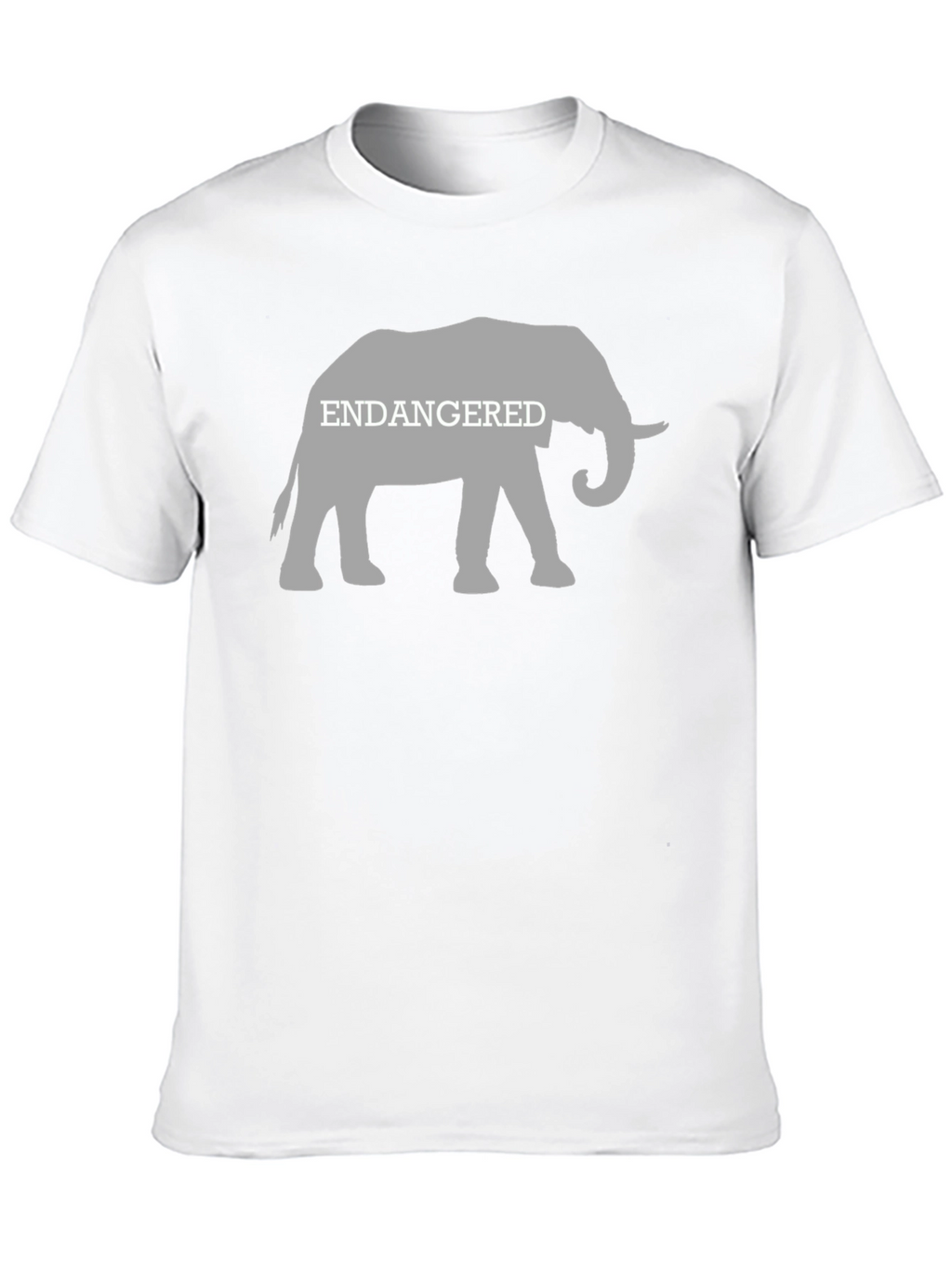 Endangered Elephant Graphic T-Shirt