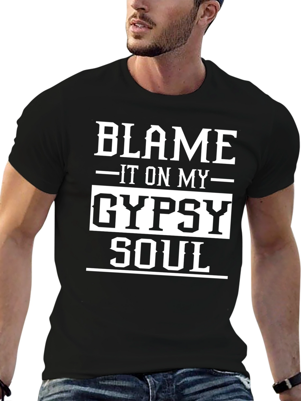 Blame It On My Gypsy Soul Graphic T-Shirt
