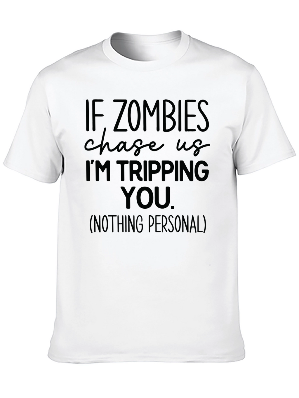 Zombie Apocalypse Funny Graphic T-Shirt