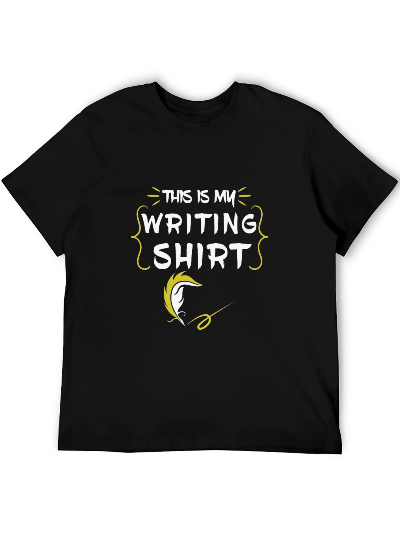 Writers Tee: This Is My Writing Shirt - Novelty Apparel