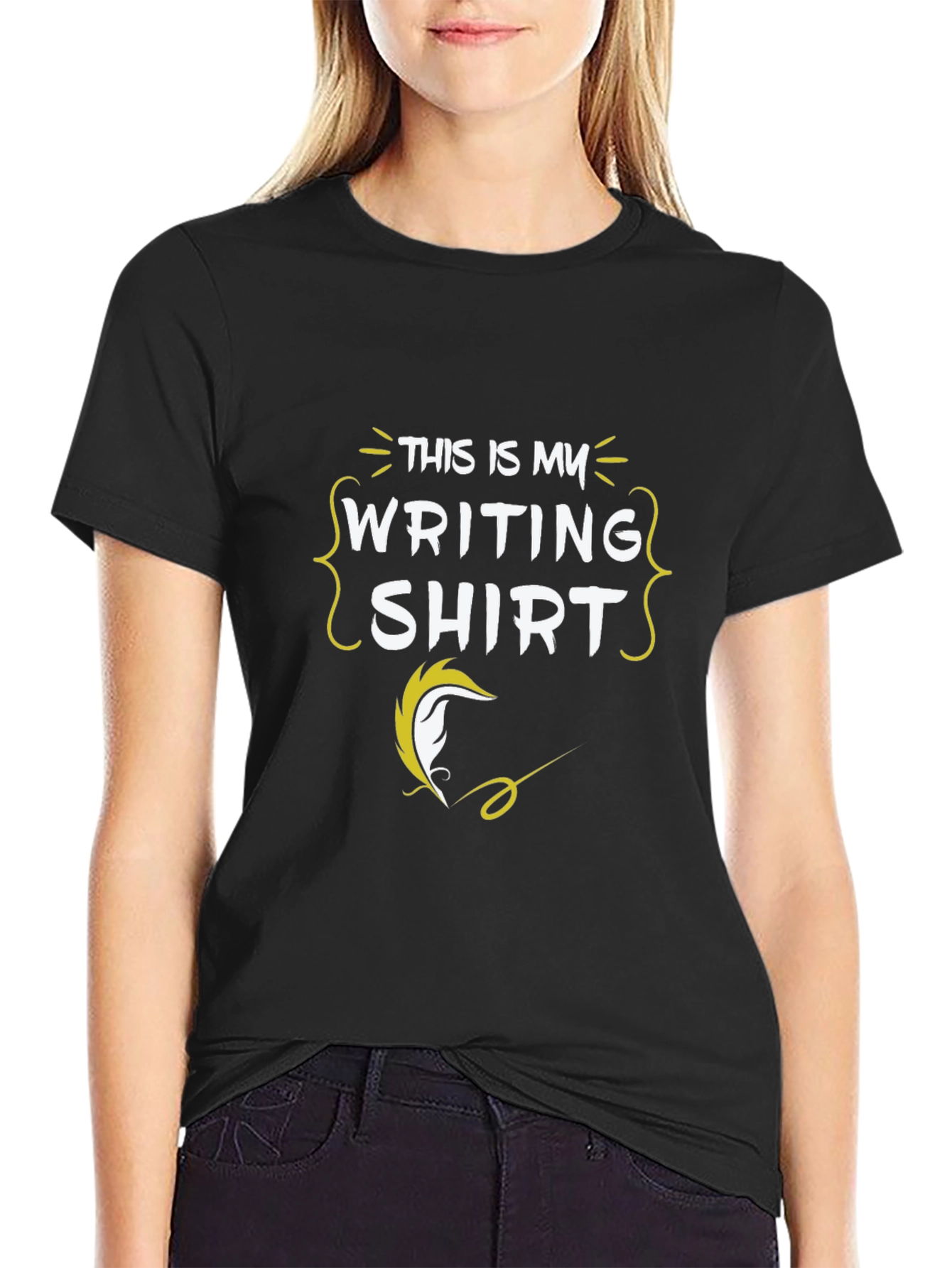 Writers Tee: This Is My Writing Shirt - Novelty Apparel