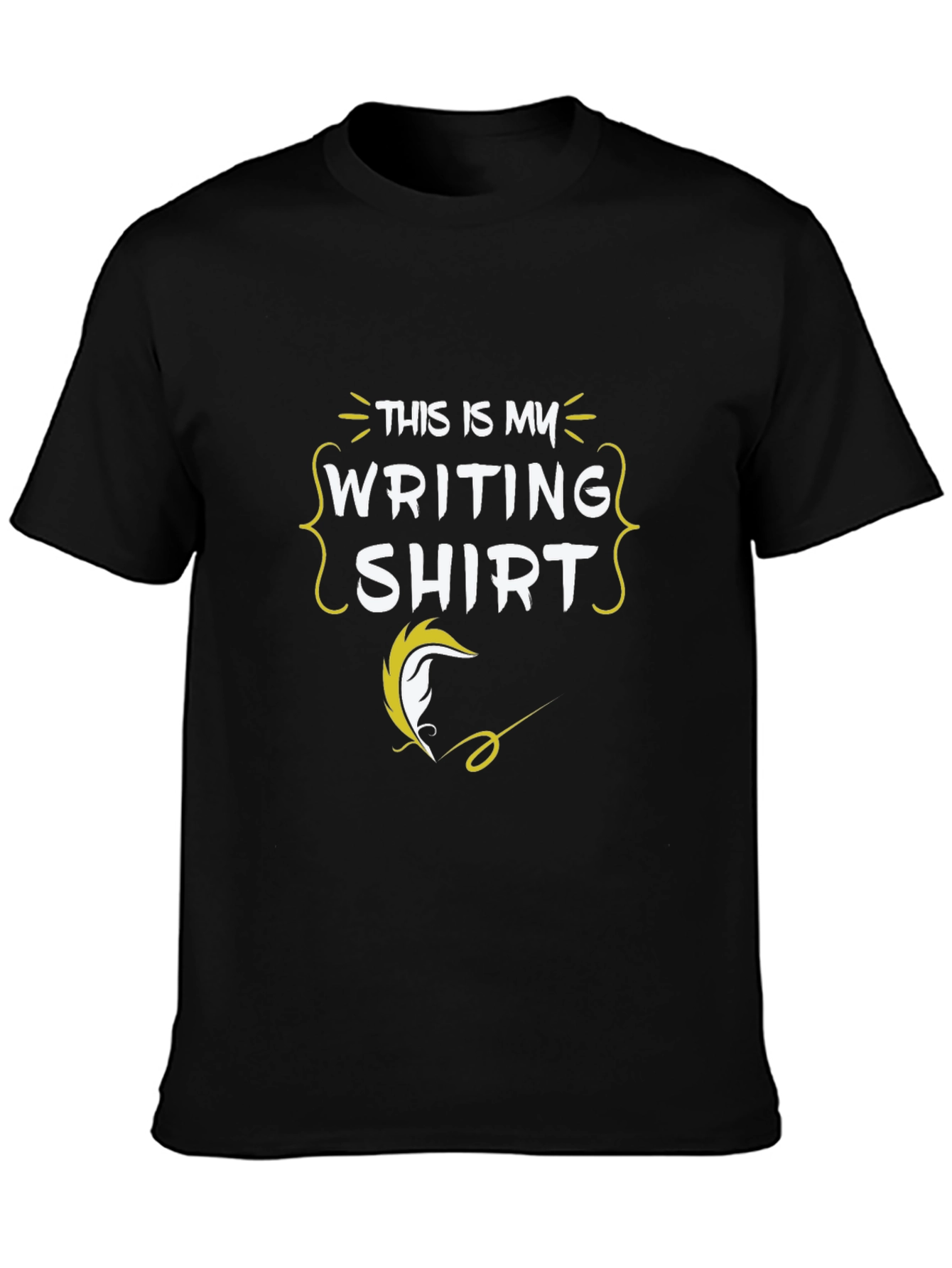 Writers Tee: This Is My Writing Shirt - Novelty Apparel