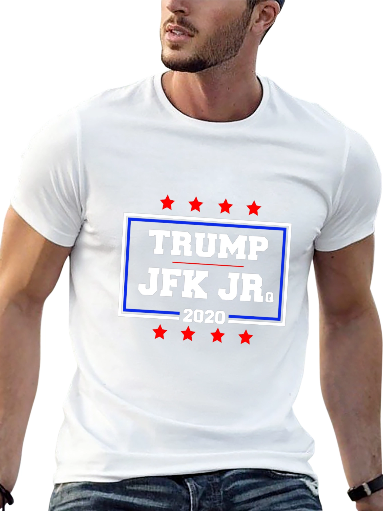 Trump JFK Jr. 2020 Graphic Tee - Political Statement