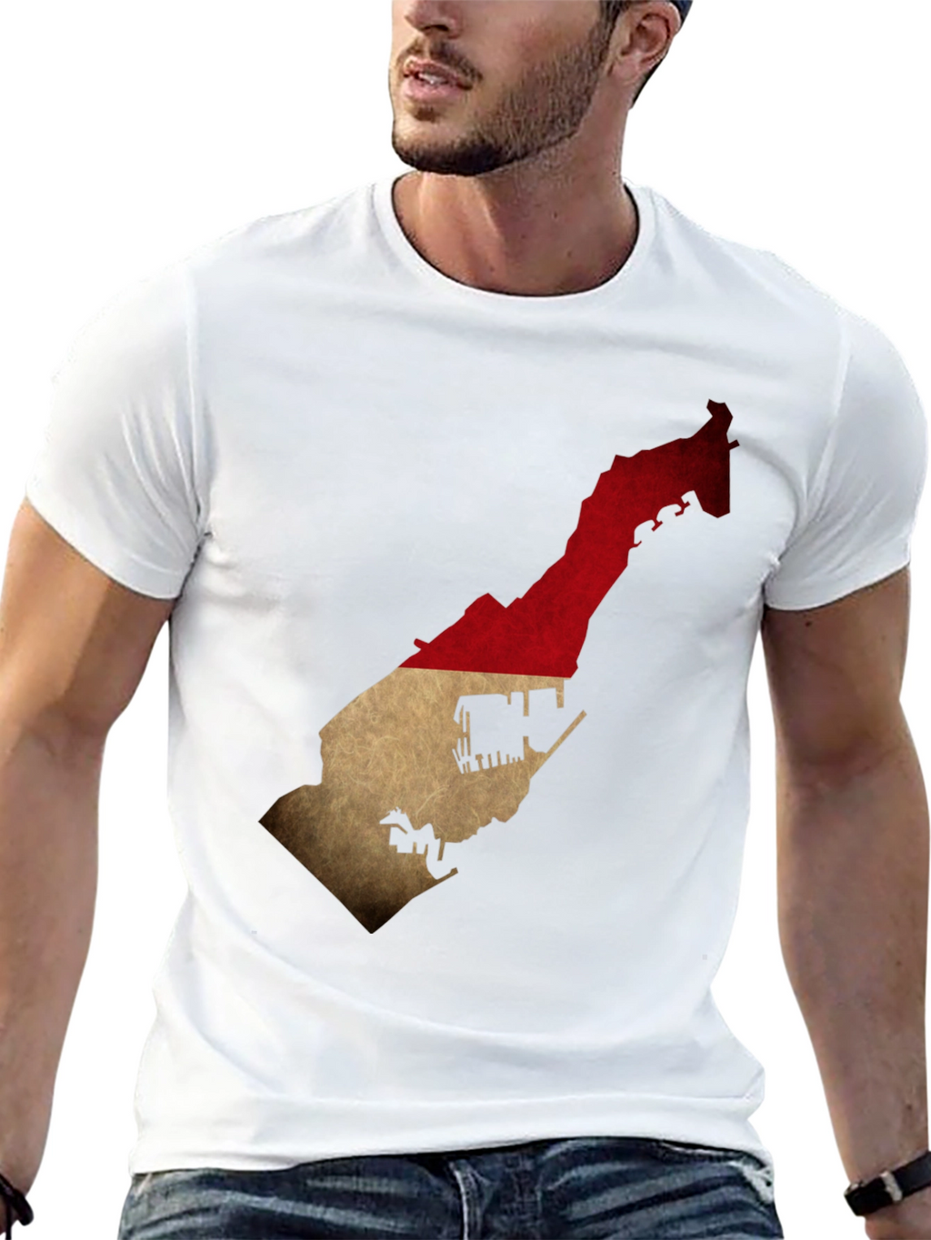 Monaco Flag Map T-Shirt - Stylish Black Tee