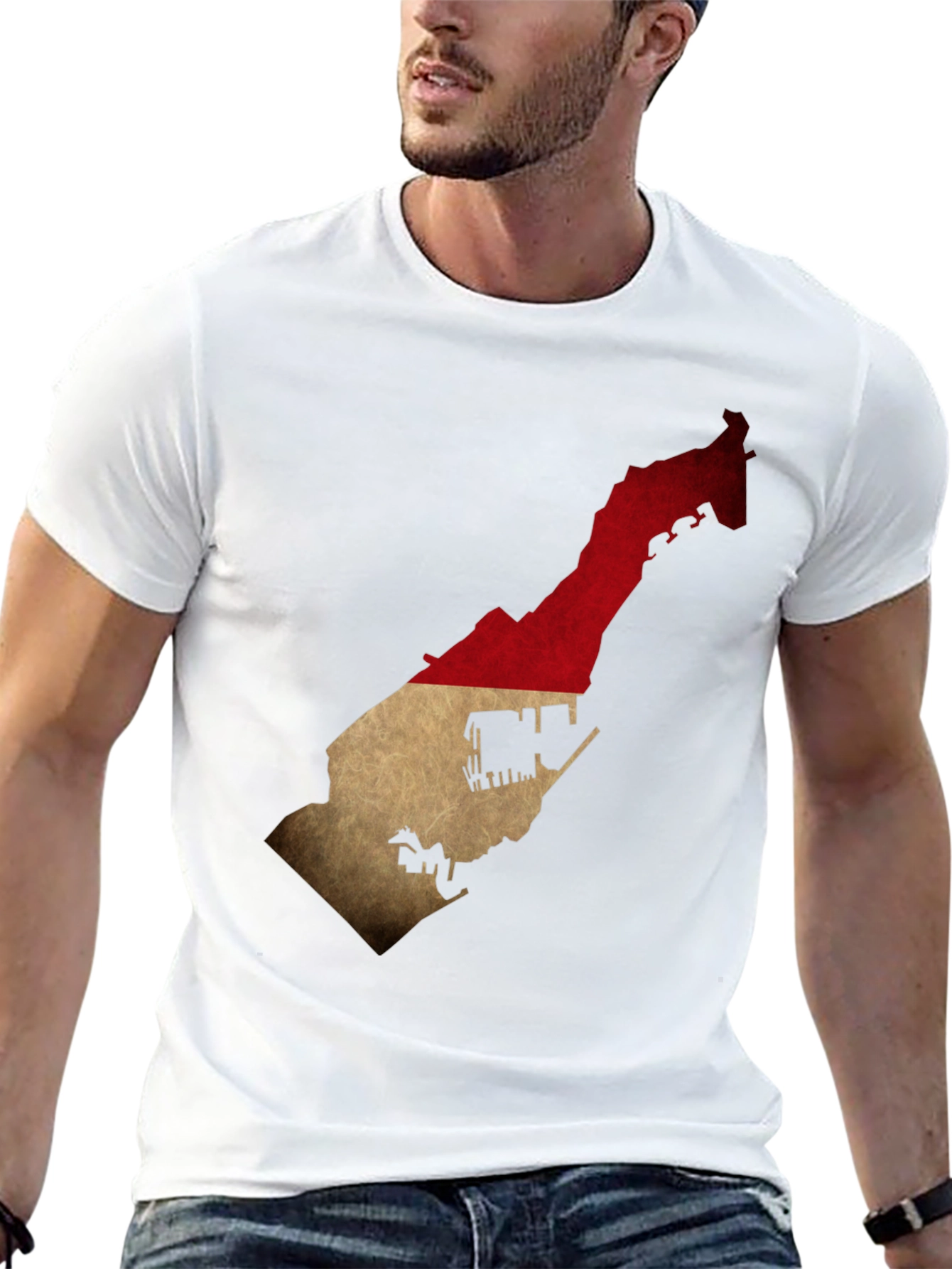 Monaco Flag Map T-Shirt - Stylish Black Tee