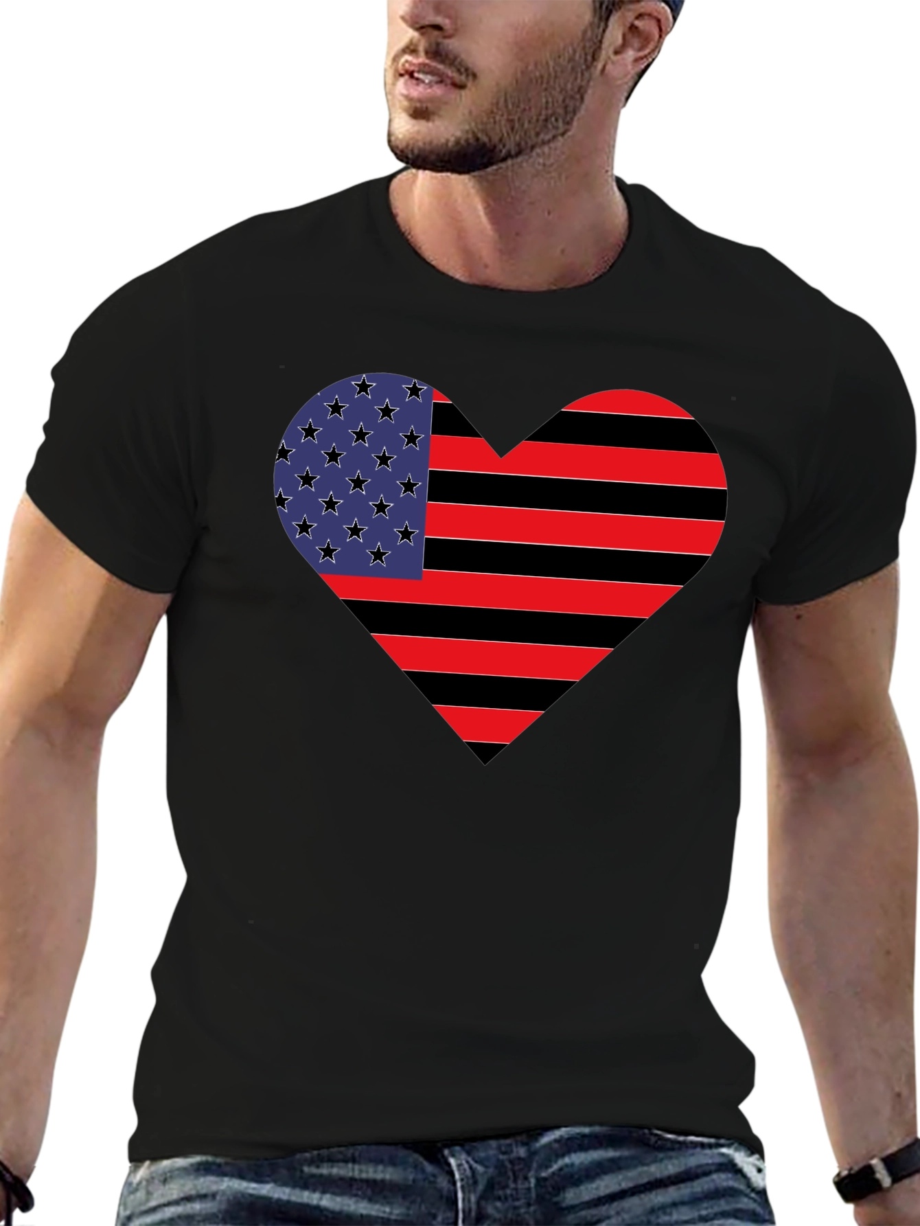 American Heart Flag T-Shirt