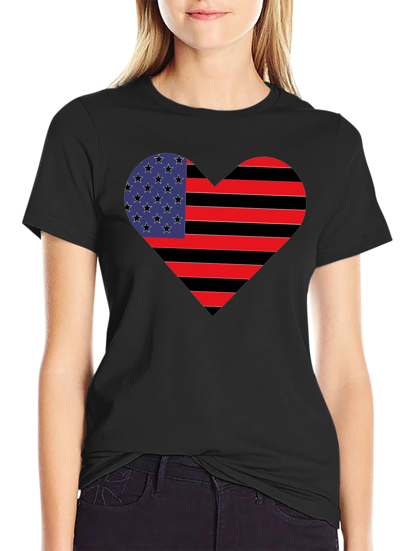 American Heart Flag T-Shirt
