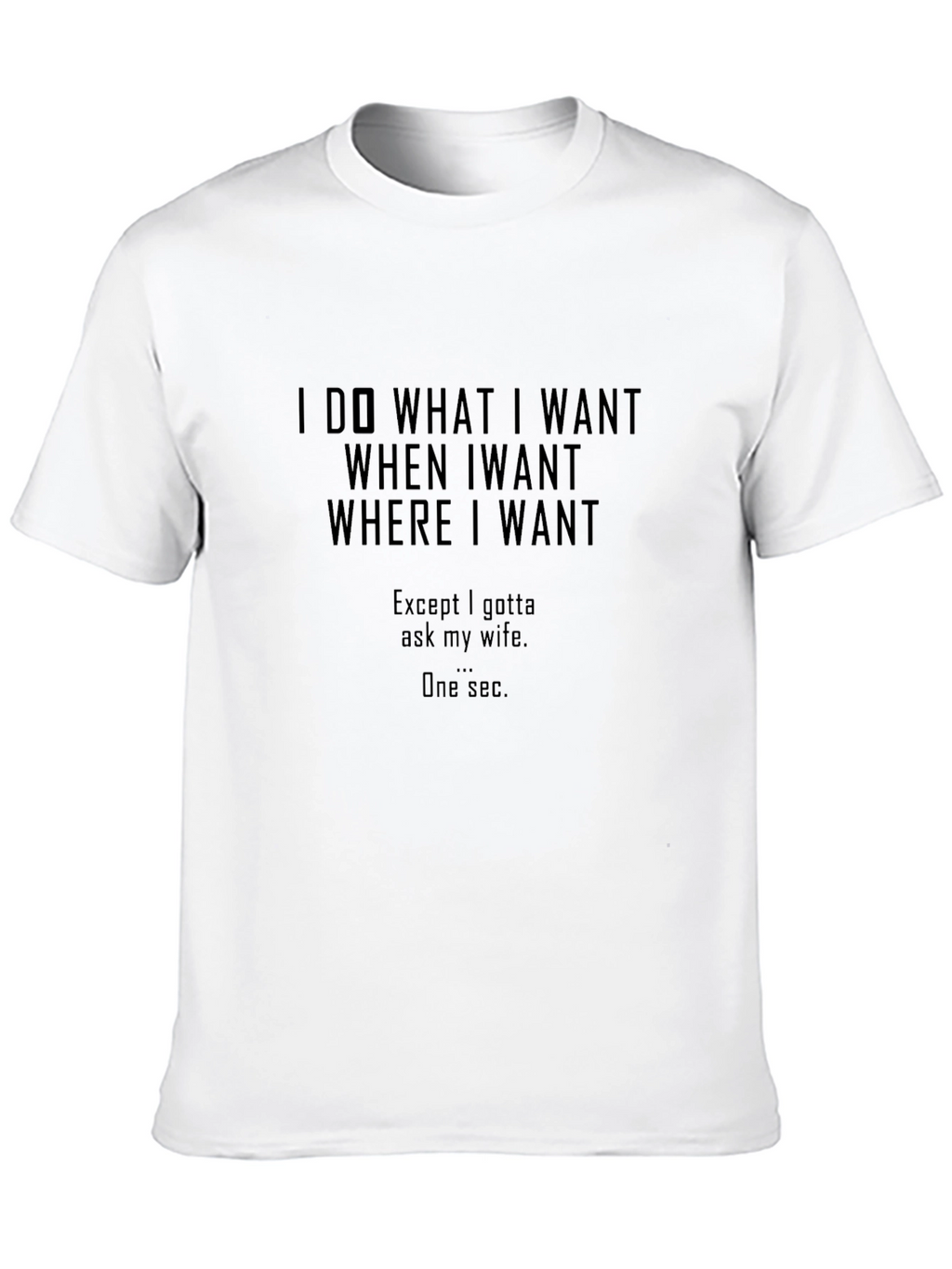 I Do What I Want Funny Graphic T-Shirt