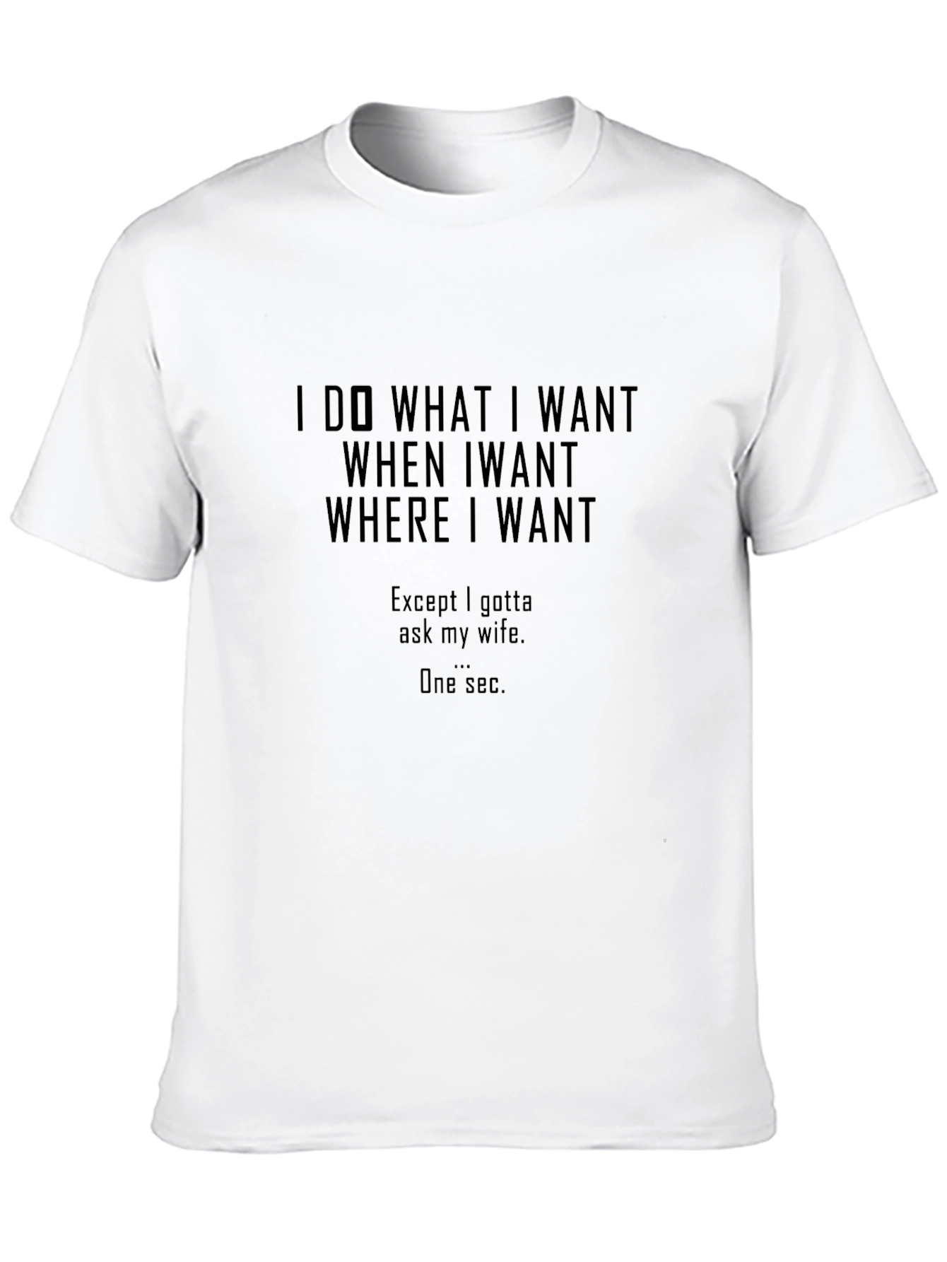 I Do What I Want Funny Graphic T-Shirt