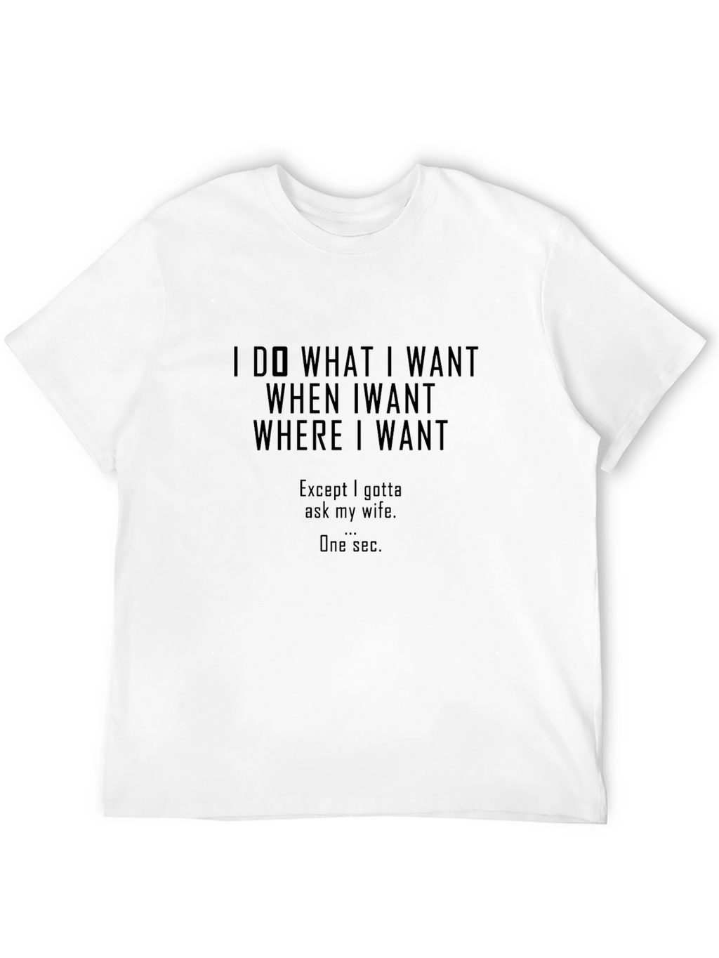 I Do What I Want Funny Graphic T-Shirt
