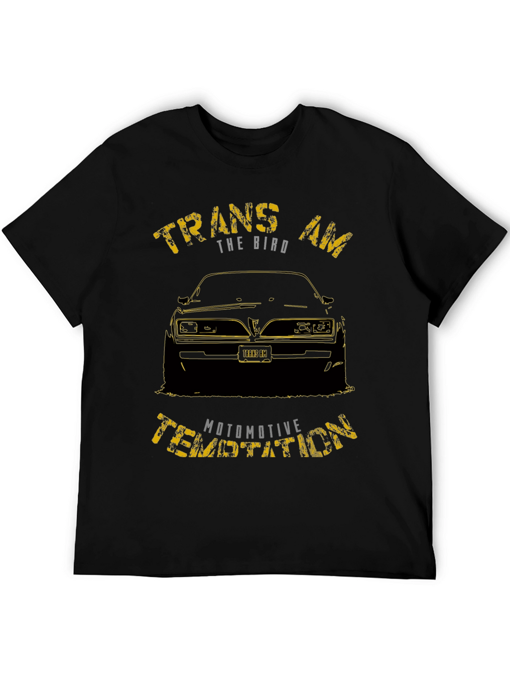 Trans Am Car Graphic Black T-Shirt