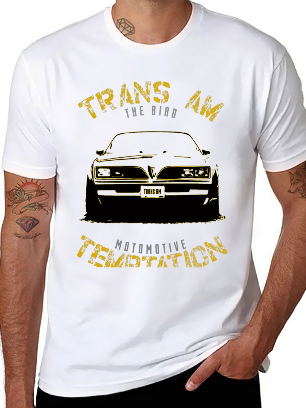 Trans Am Car Graphic Black T-Shirt