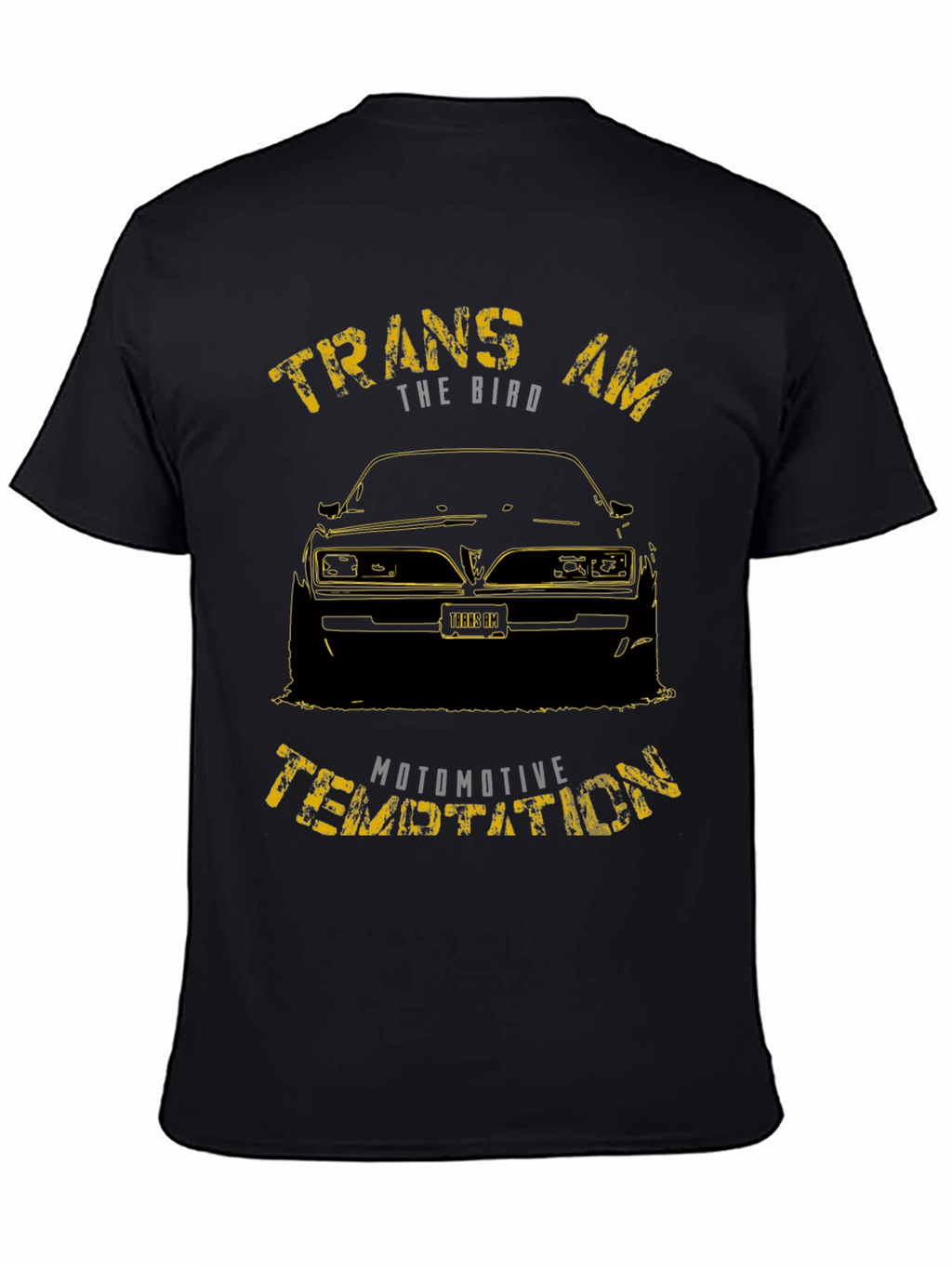 Trans Am Car Graphic Black T-Shirt