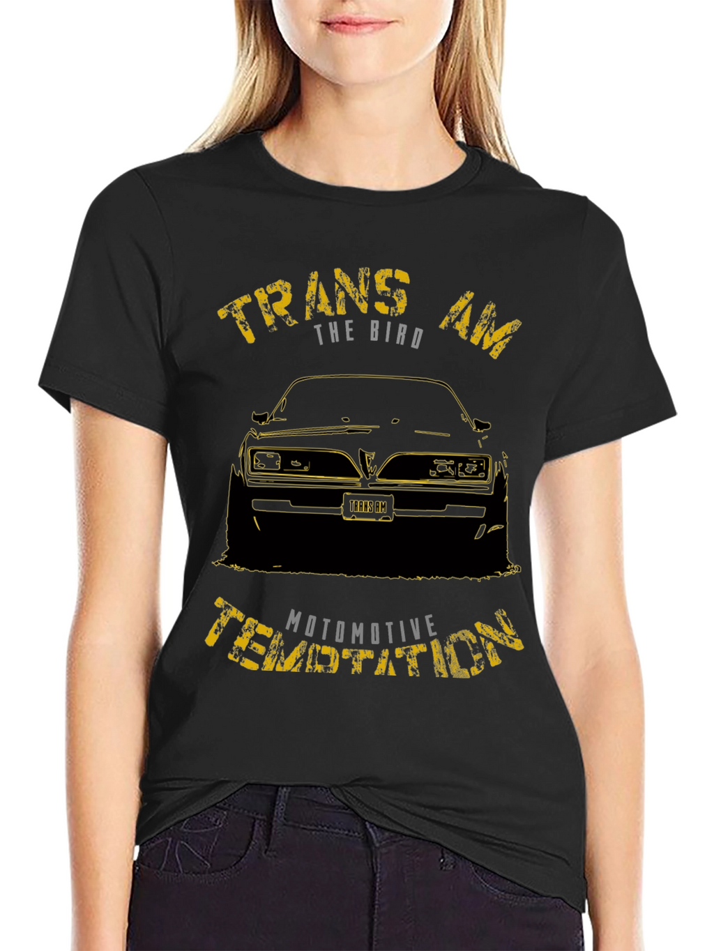 Trans Am Car Graphic Black T-Shirt