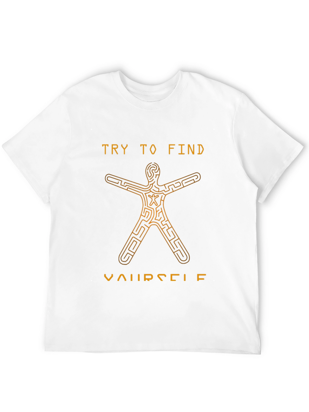 Find Yourself Maze T-Shirt - Unique Graphic Tee