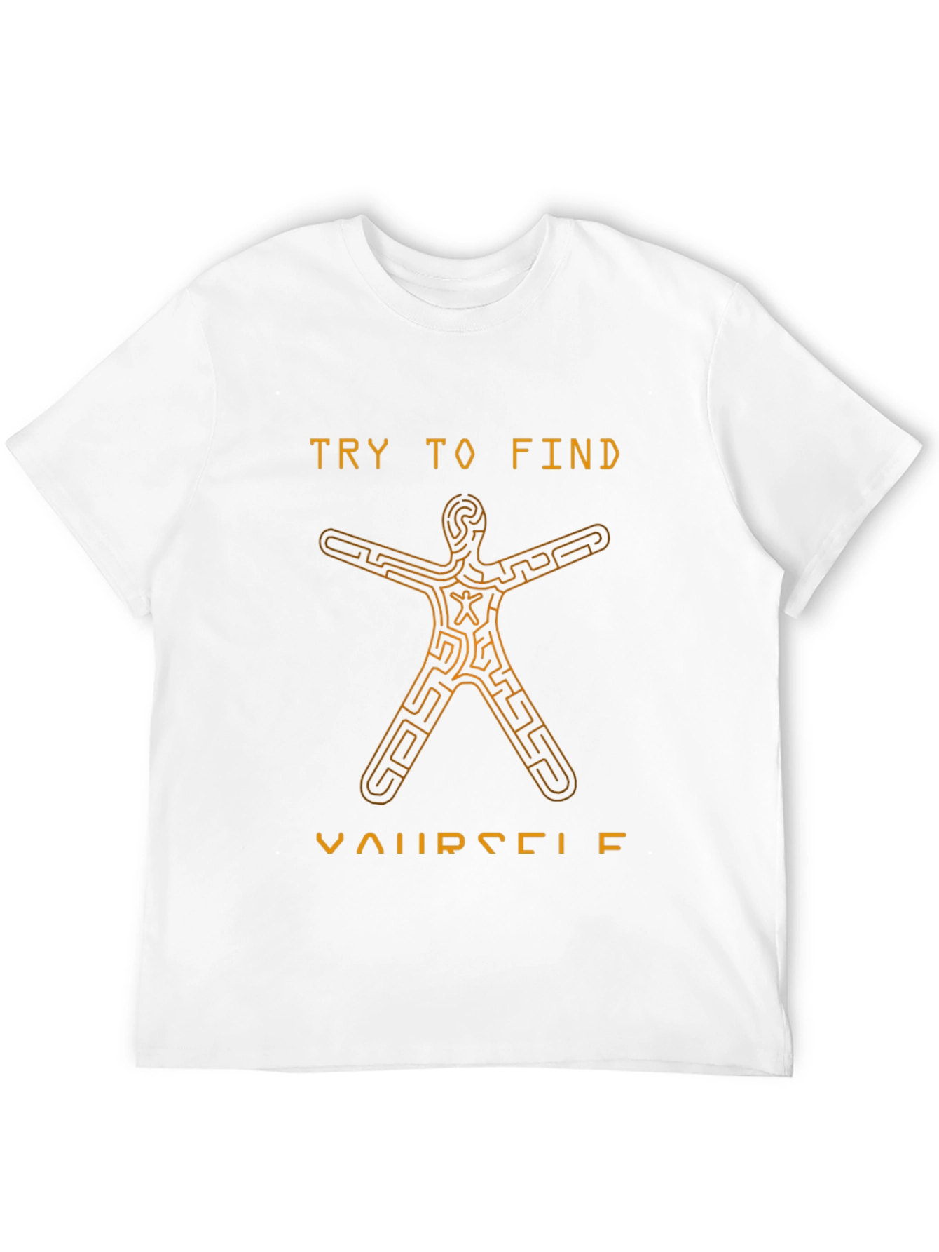 Find Yourself Maze T-Shirt - Unique Graphic Tee