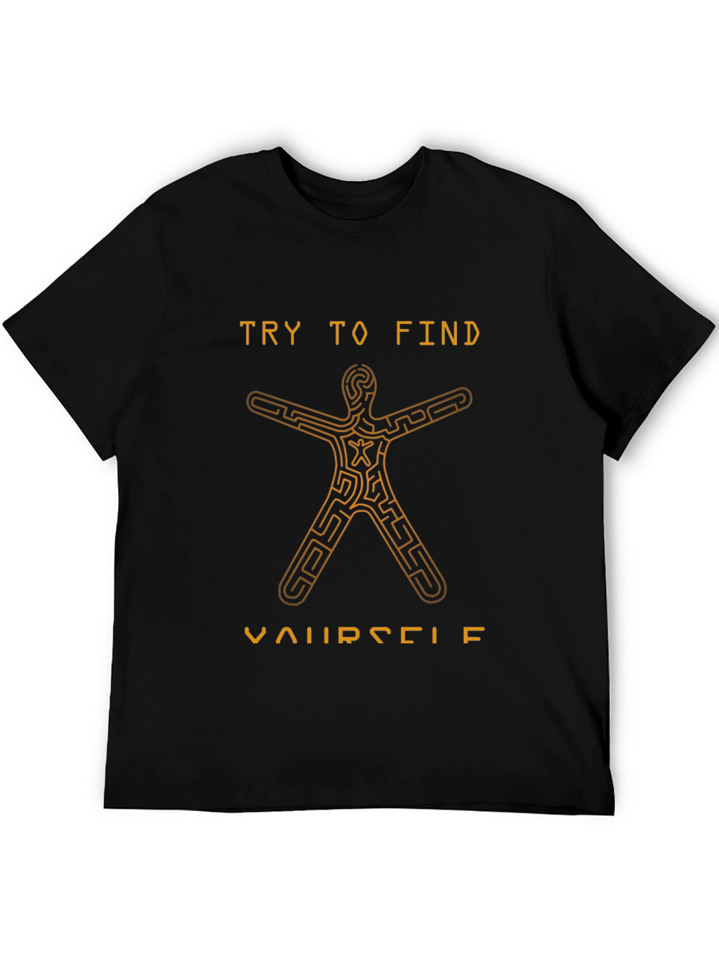 Find Yourself Maze T-Shirt - Unique Graphic Tee