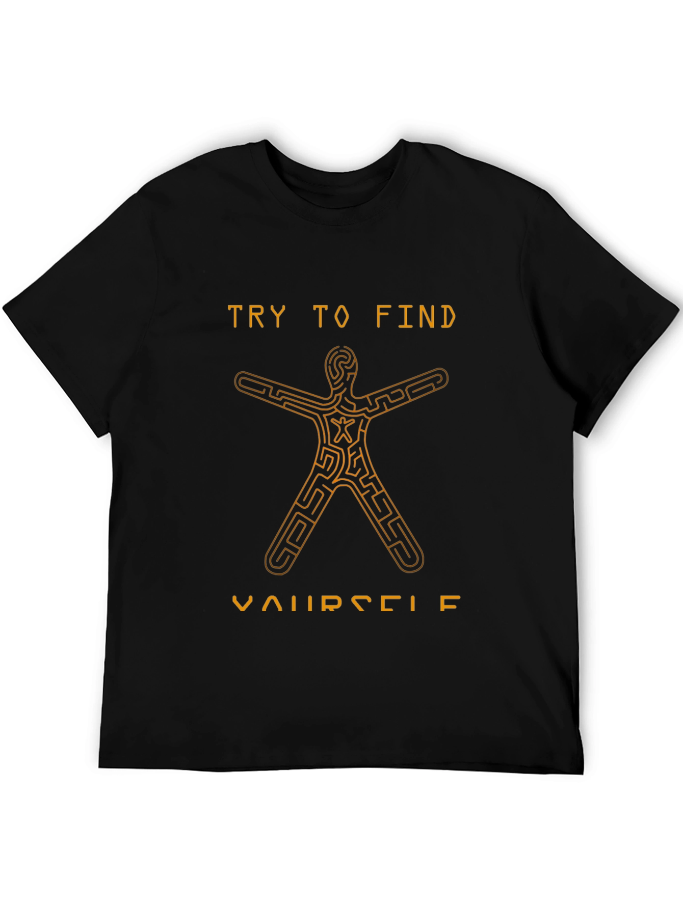 Find Yourself Maze T-Shirt - Unique Graphic Tee