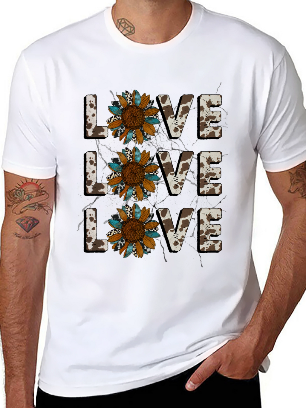 Live Love Sunflower Graphic Tee