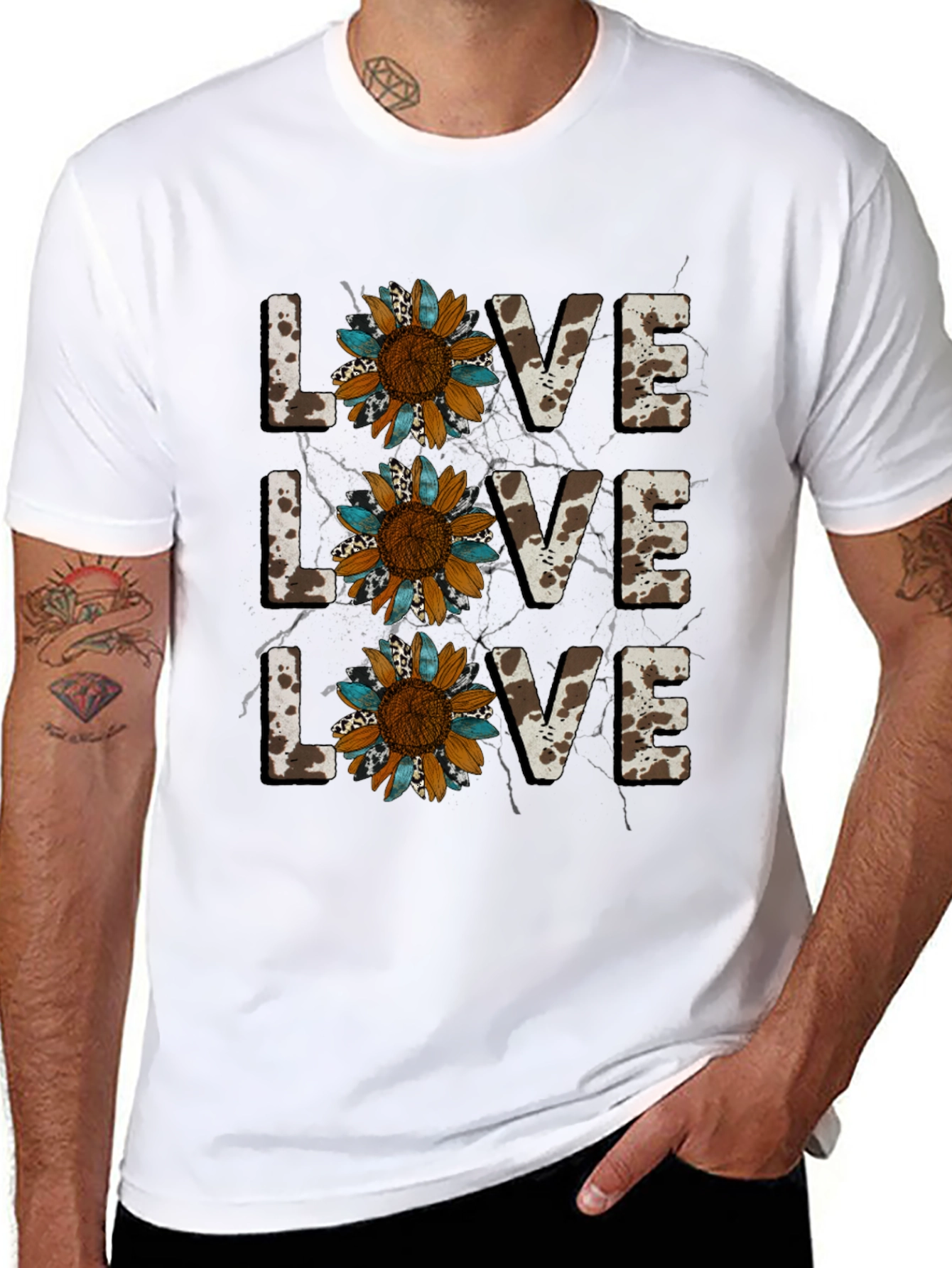 Live Love Sunflower Graphic Tee