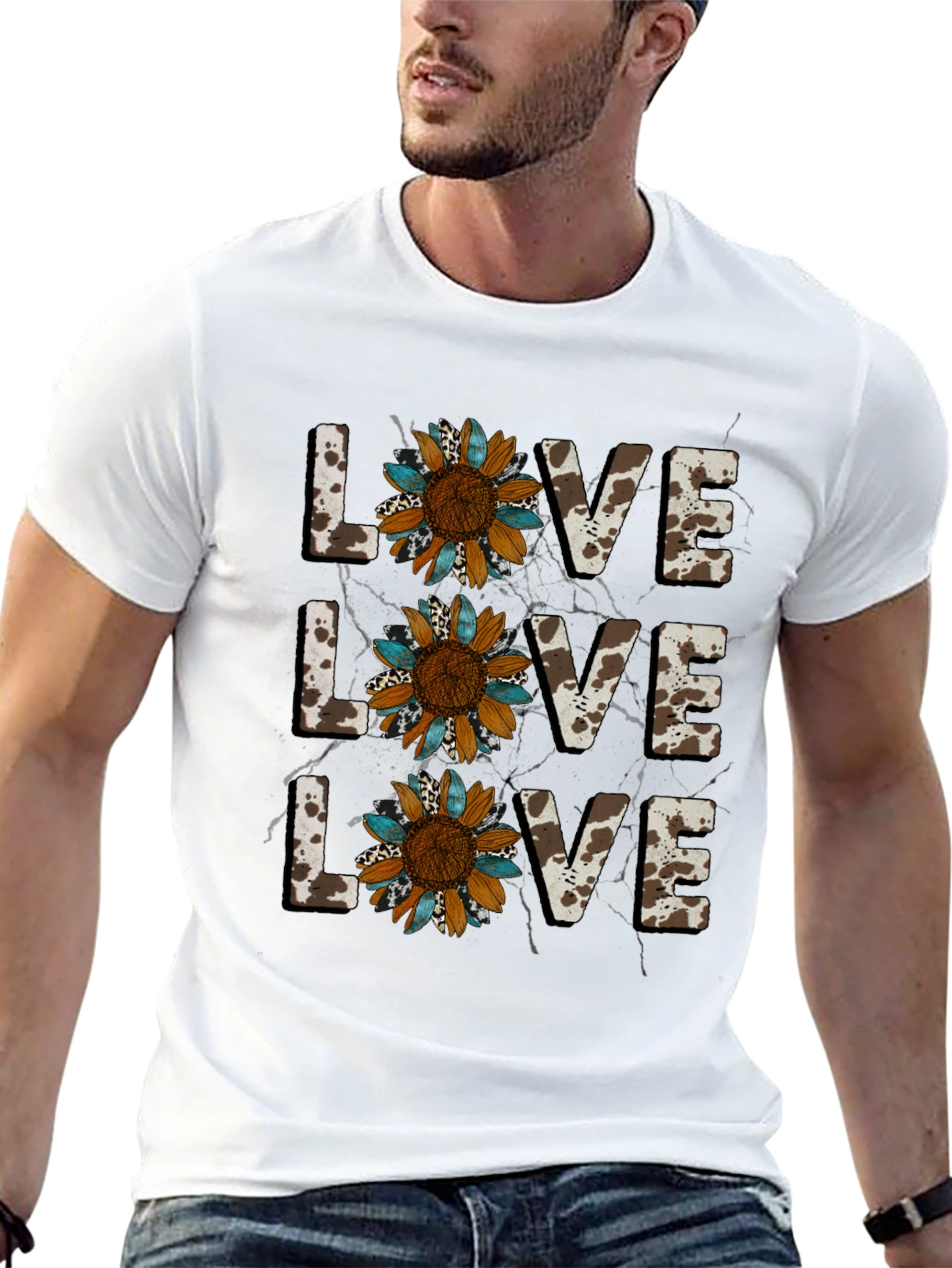 Live Love Sunflower Graphic Tee