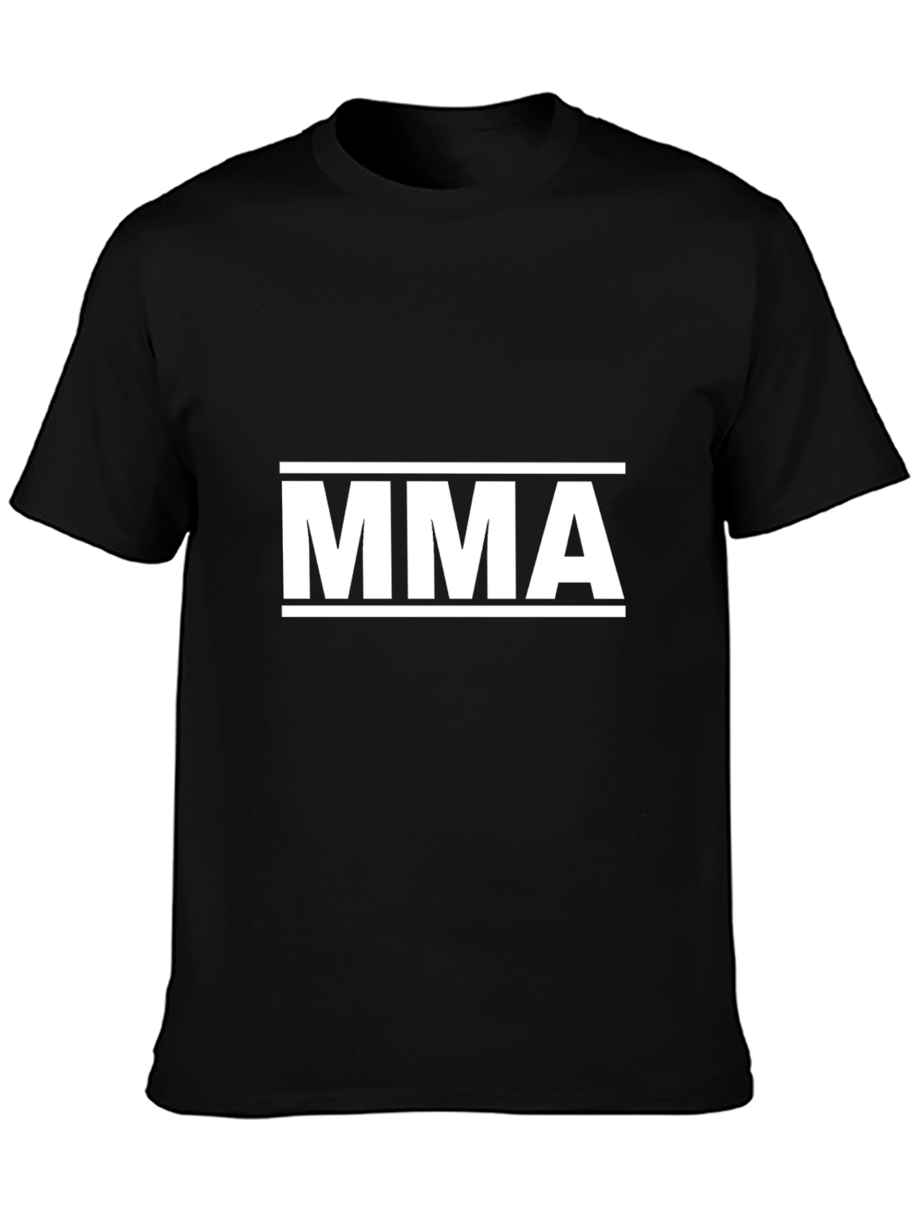 MMA Graphic Tee - Black Cotton Blend T-Shirt