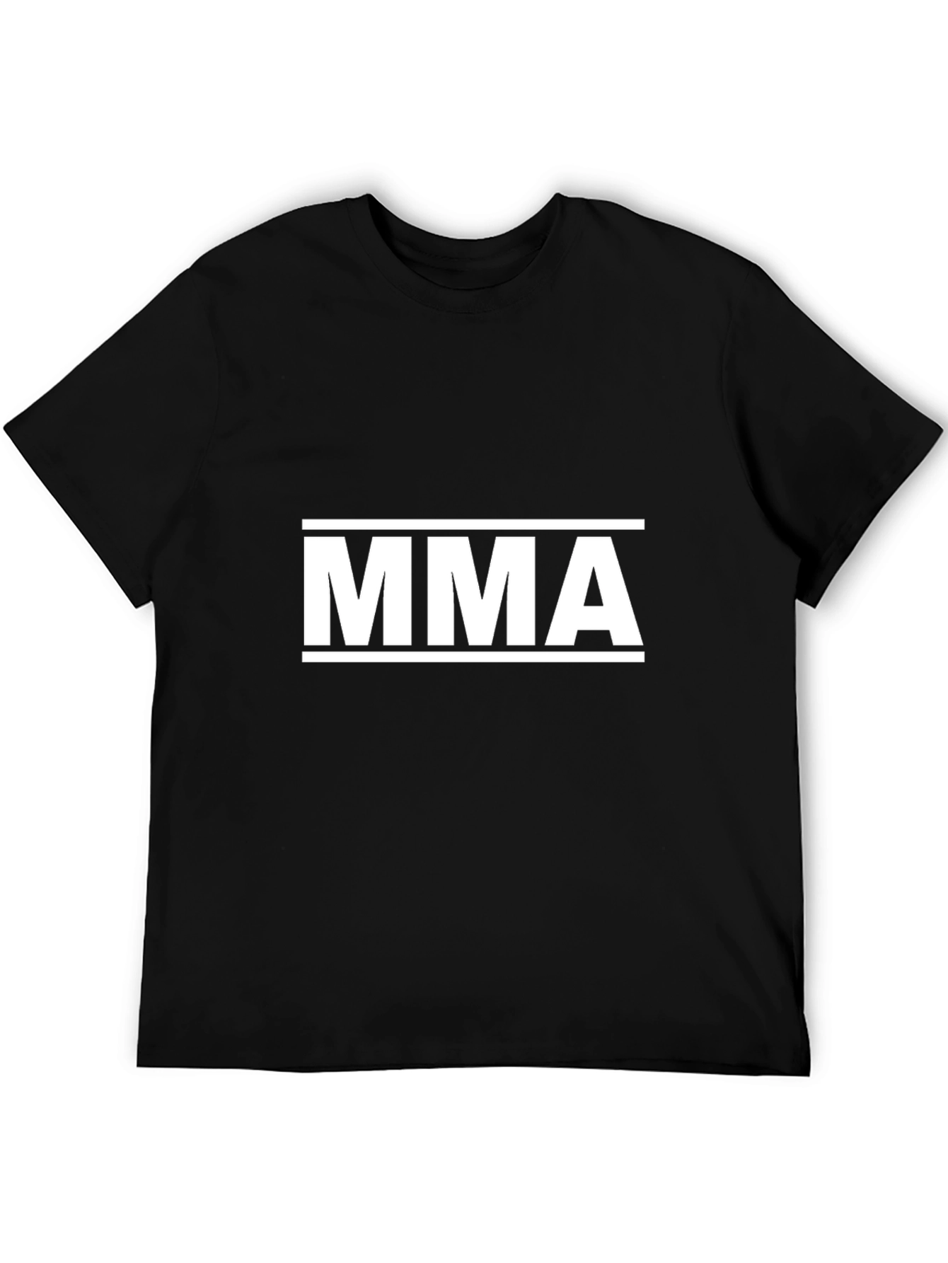 MMA Graphic Tee - Black Cotton Blend T-Shirt
