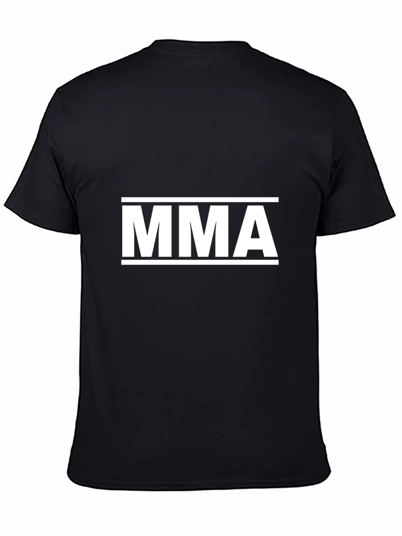 MMA Graphic Tee - Black Cotton Blend T-Shirt