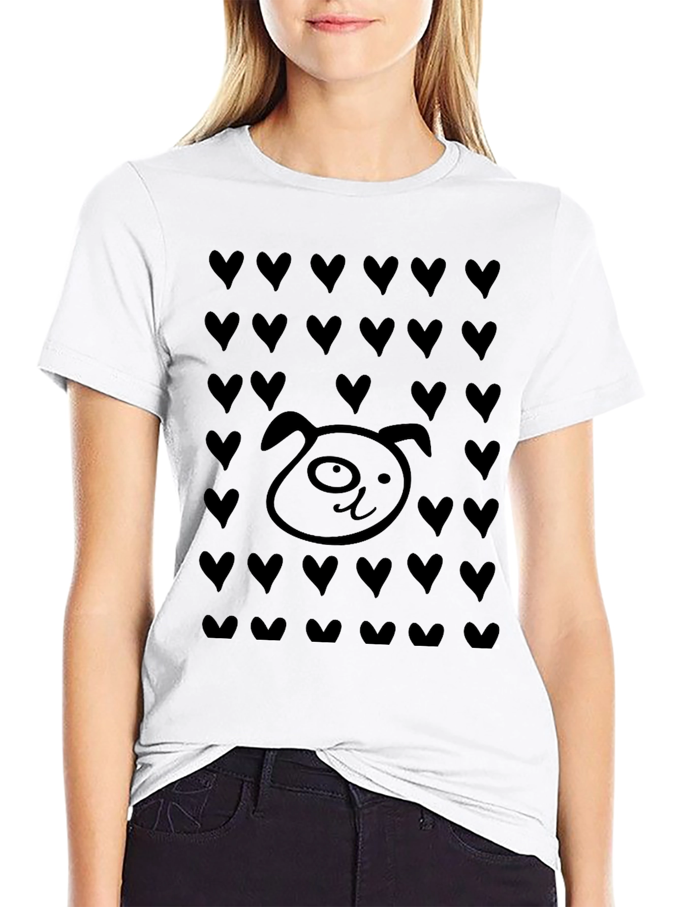 Dog Lover Heart T-Shirt