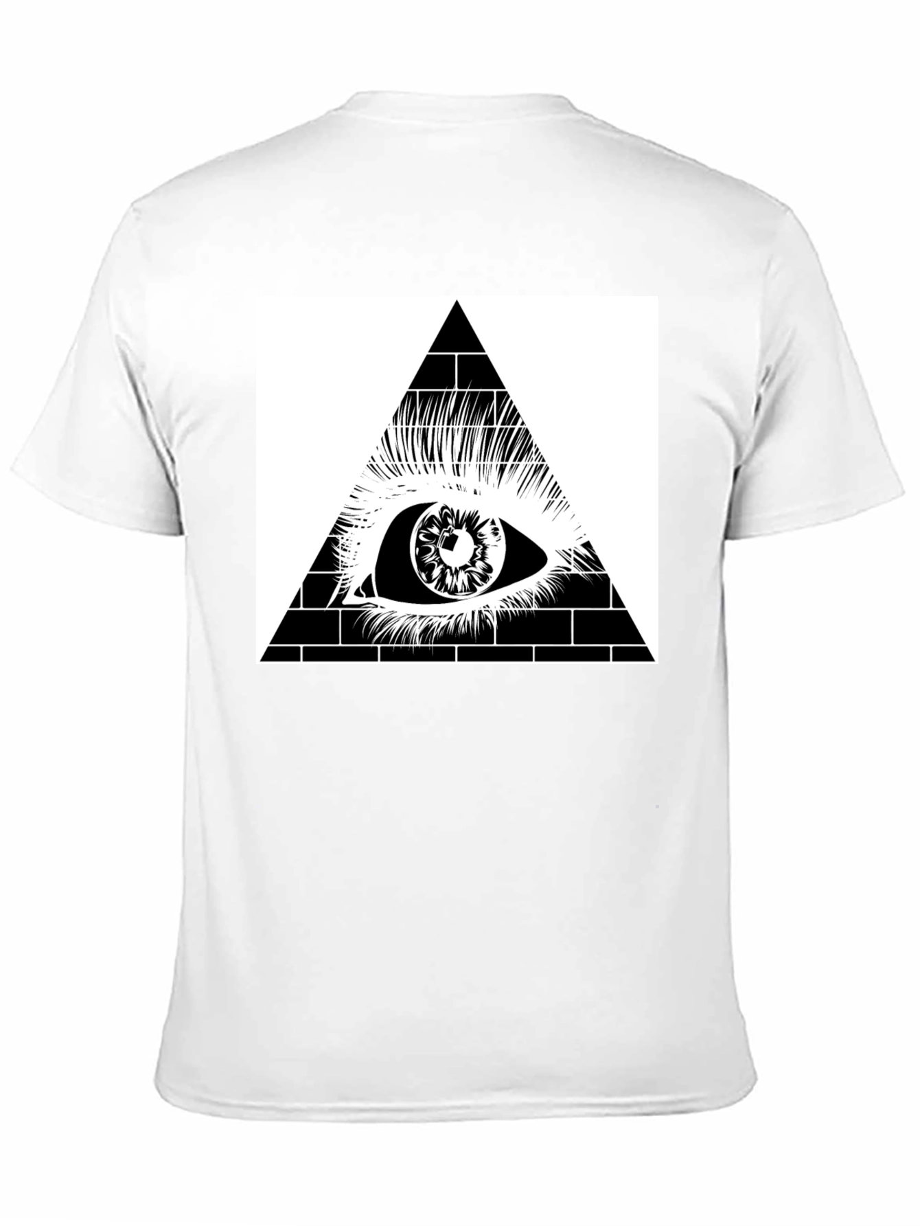 All Seeing Eye Pyramid Graphic Tee - Black