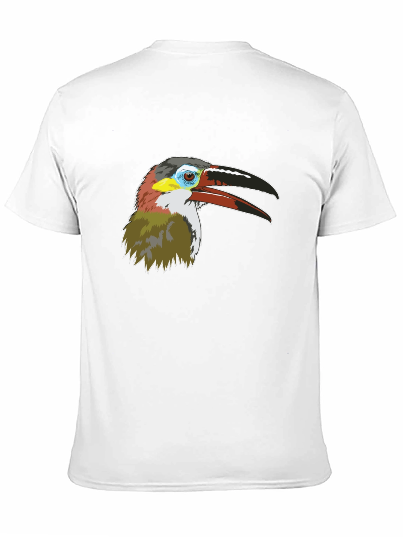 Toucan Bird Graphic Tee - Mens Black T-Shirt