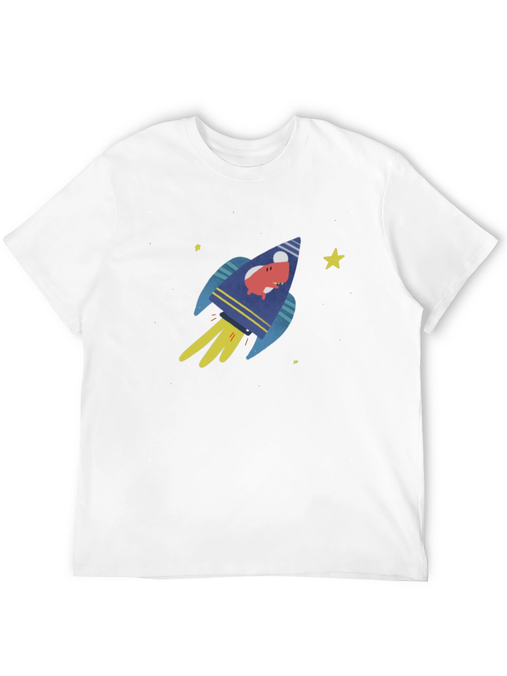 Rocket Pig Mens Graphic T-Shirt - Black