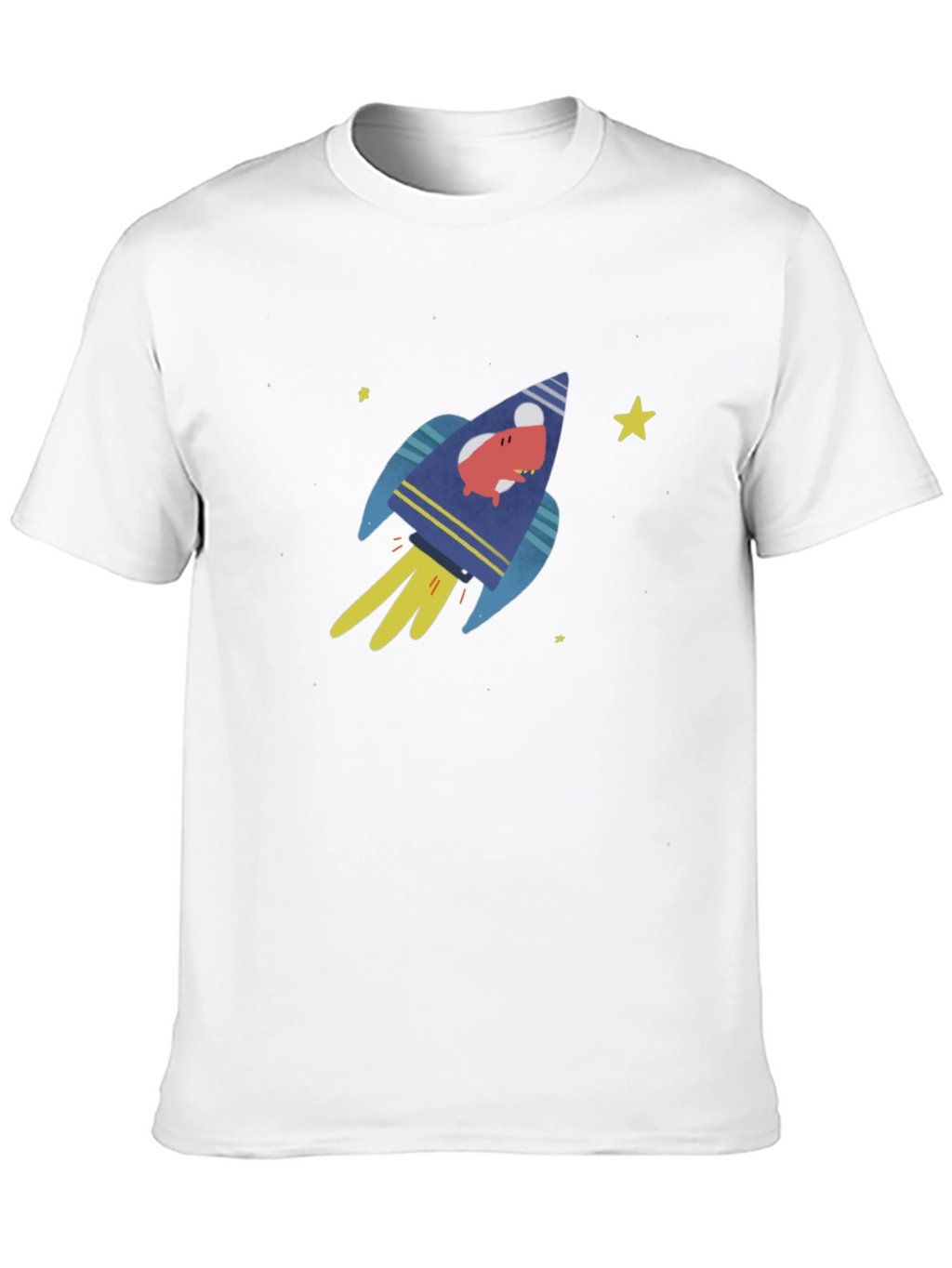 Rocket Pig Mens Graphic T-Shirt - Black
