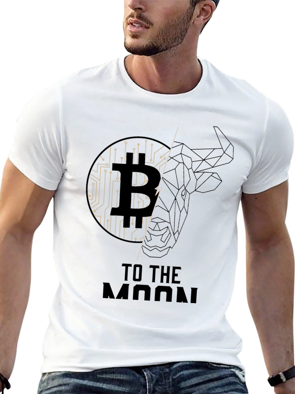 Bitcoin Bull Crypto T-Shirt - To the Moon!