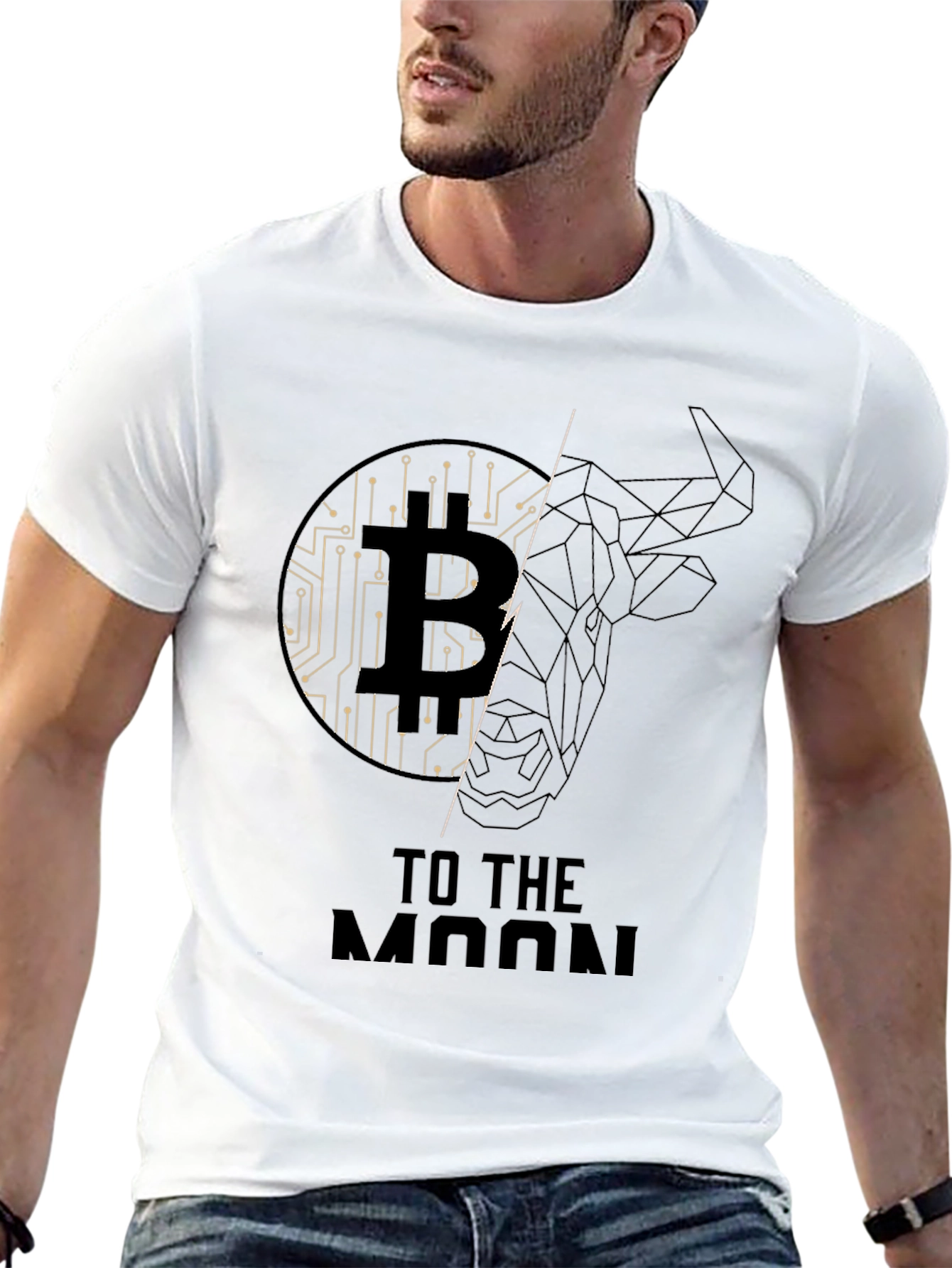 Bitcoin Bull Crypto T-Shirt - To the Moon!