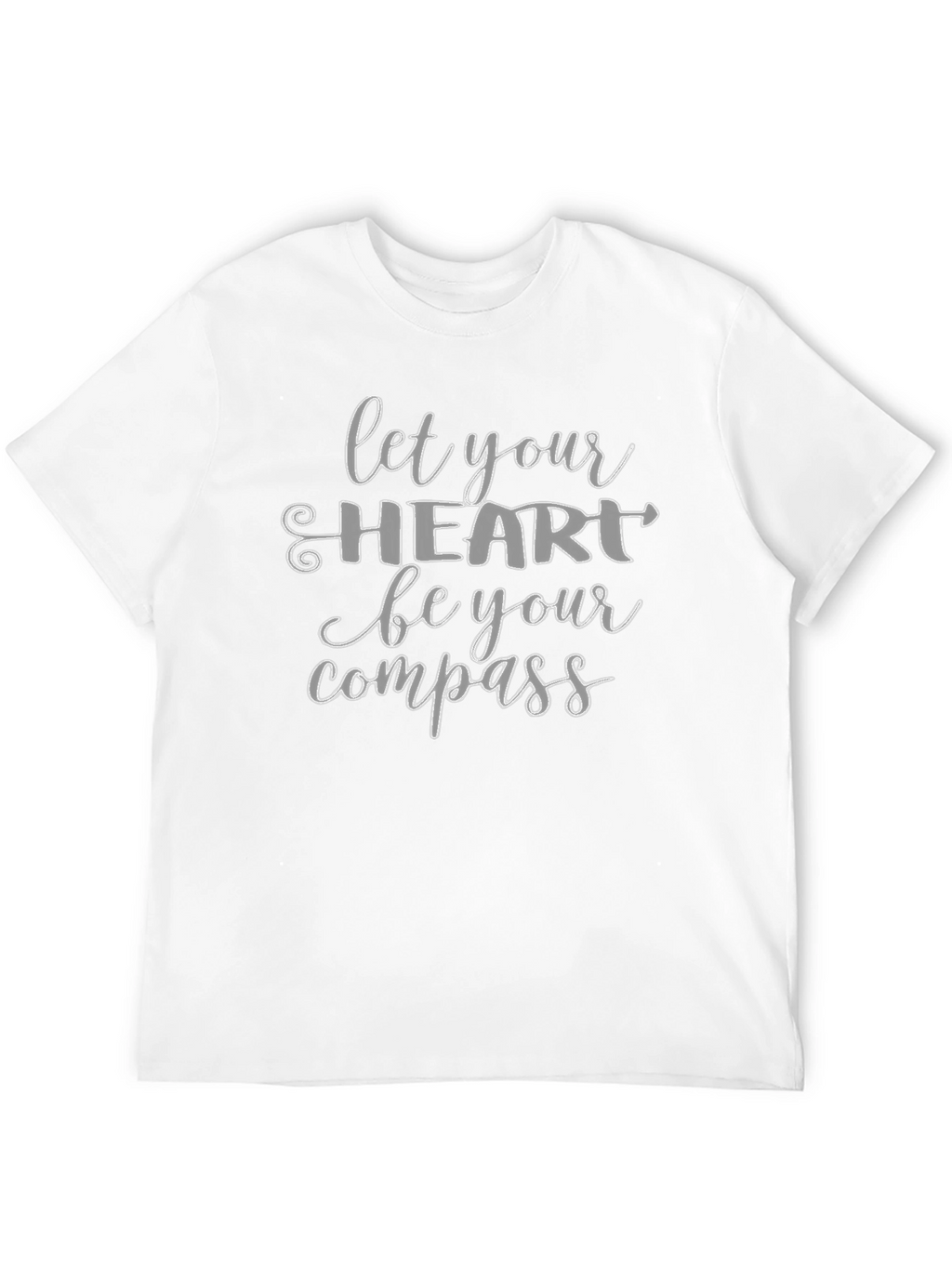 Let Your Heart Be Your Compass Black T-Shirt