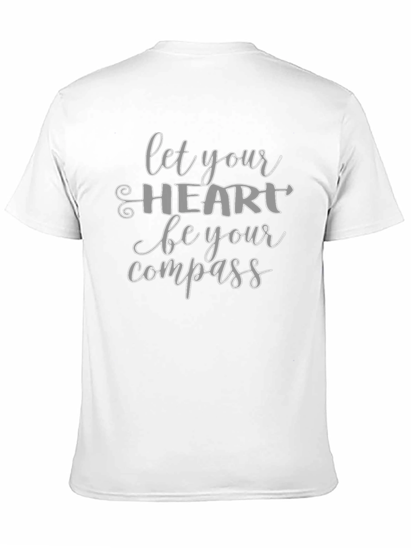 Let Your Heart Be Your Compass Black T-Shirt
