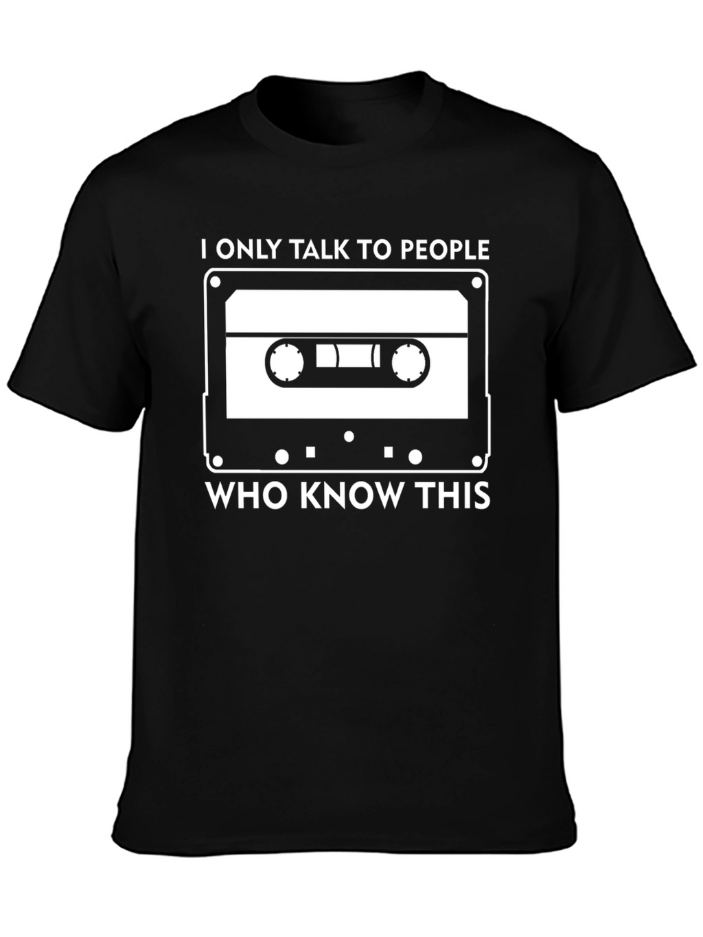 Retro Cassette Tape T-Shirt - Music Lover Tee