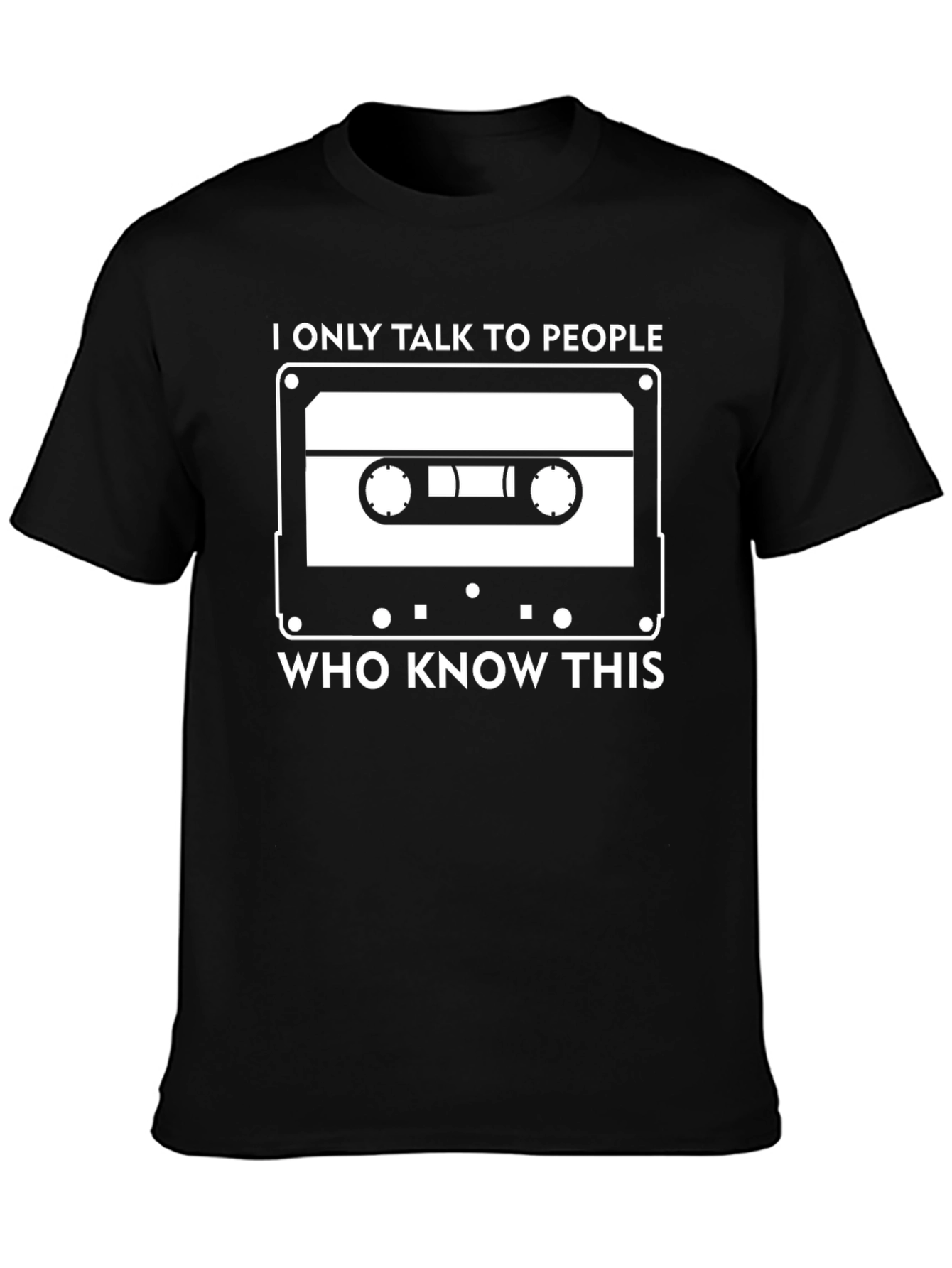 Retro Cassette Tape T-Shirt - Music Lover Tee