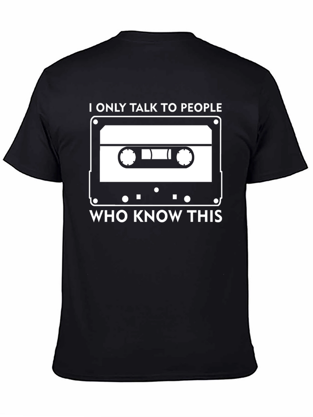 Retro Cassette Tape T-Shirt - Music Lover Tee