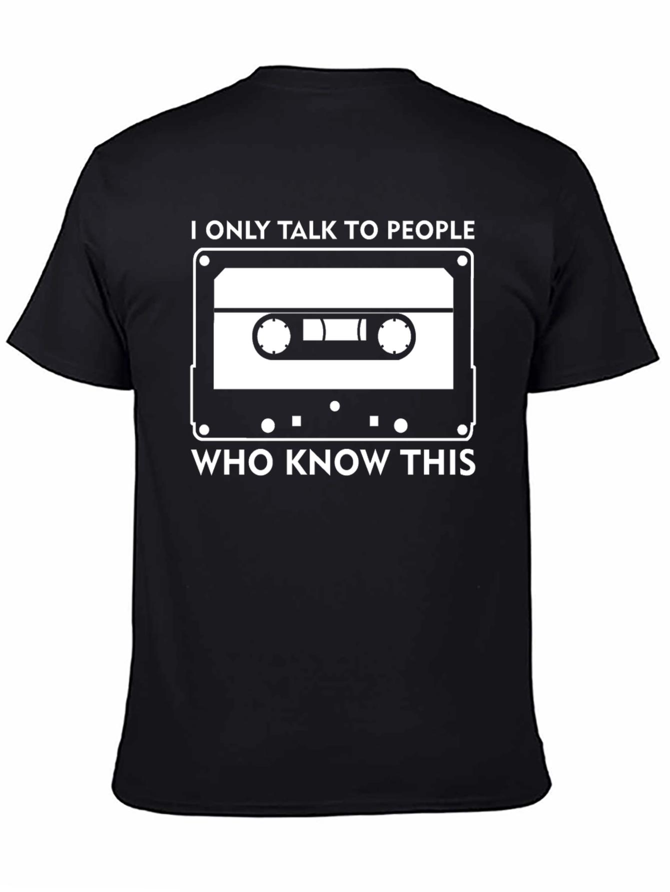 Retro Cassette Tape T-Shirt - Music Lover Tee