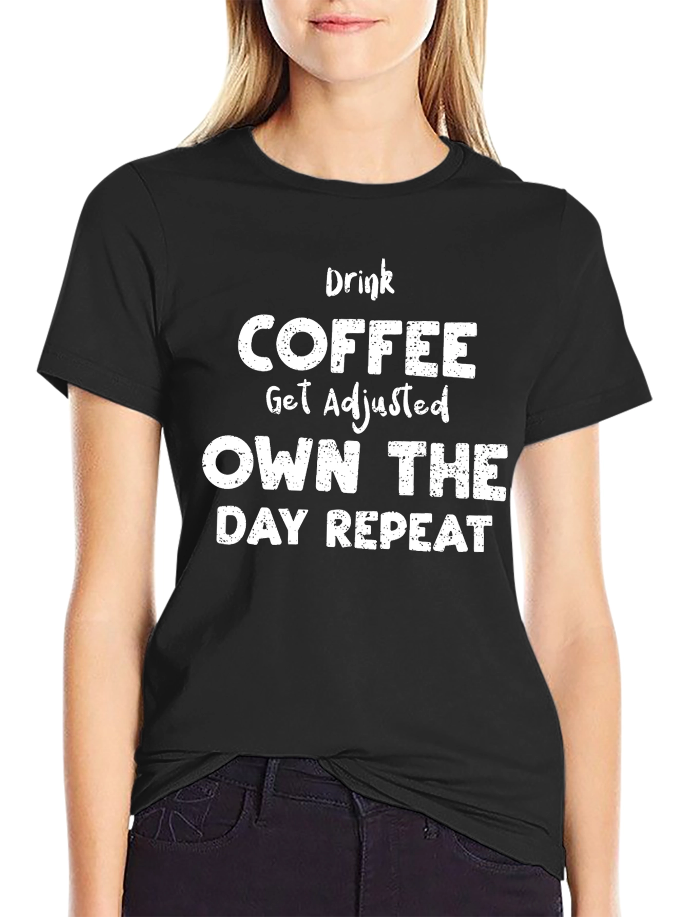 Drink Coffee Get Adjusted T-Shirt