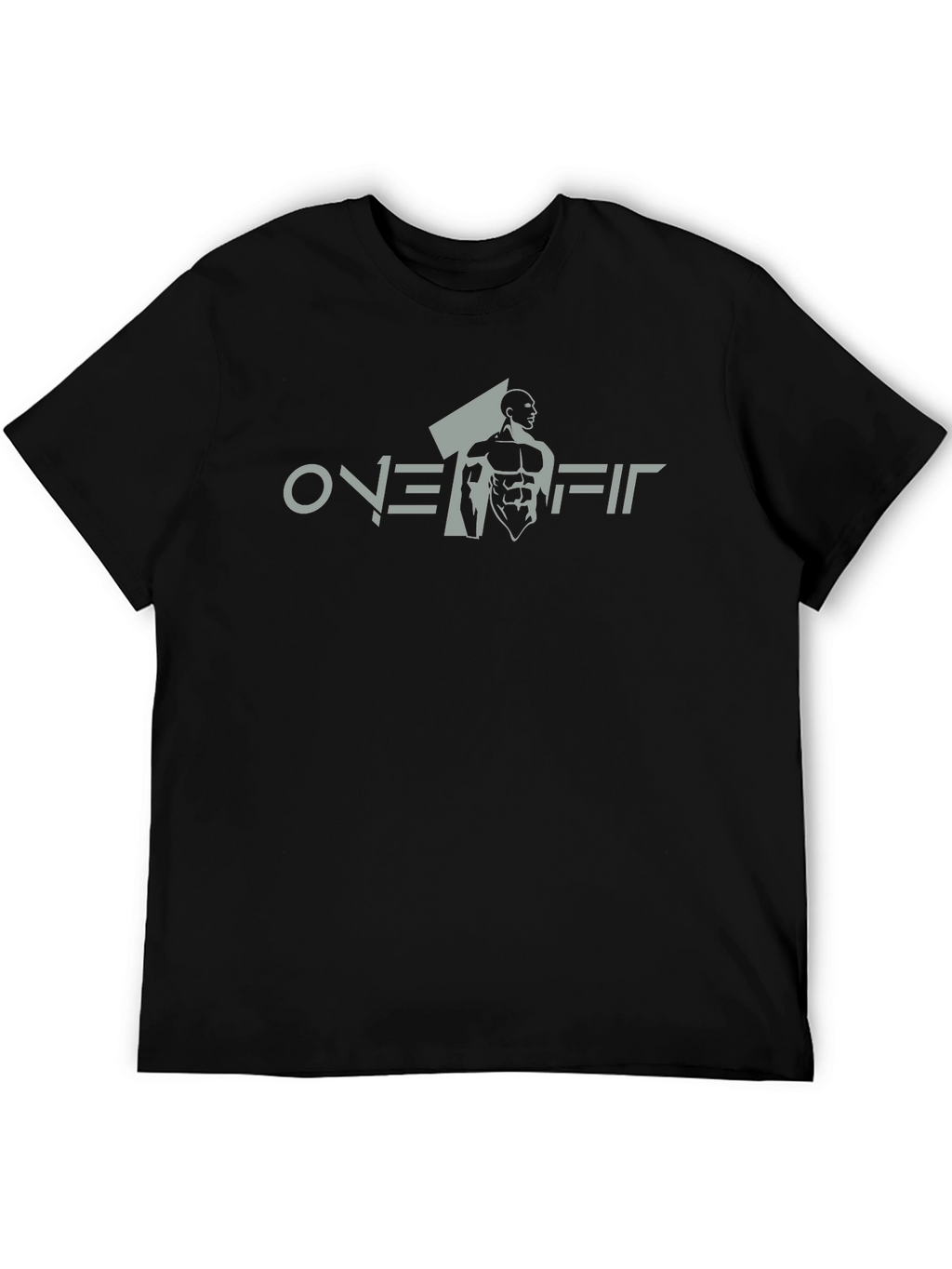 Overfit Black Graphic T-Shirt | Mens Fitness Apparel