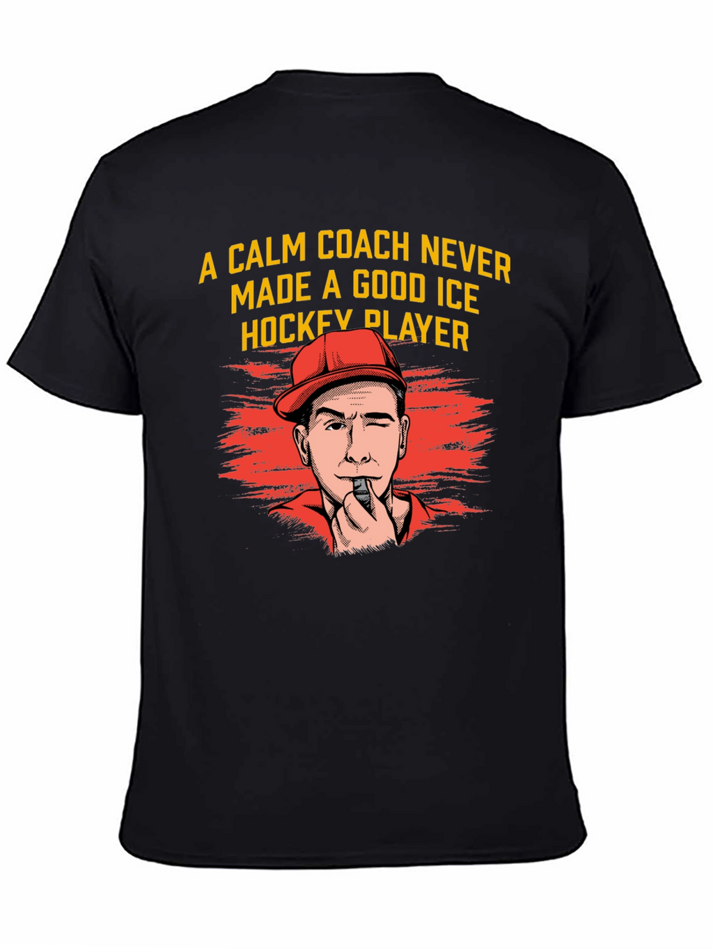 Funny Hockey Coach Graphic T-Shirt