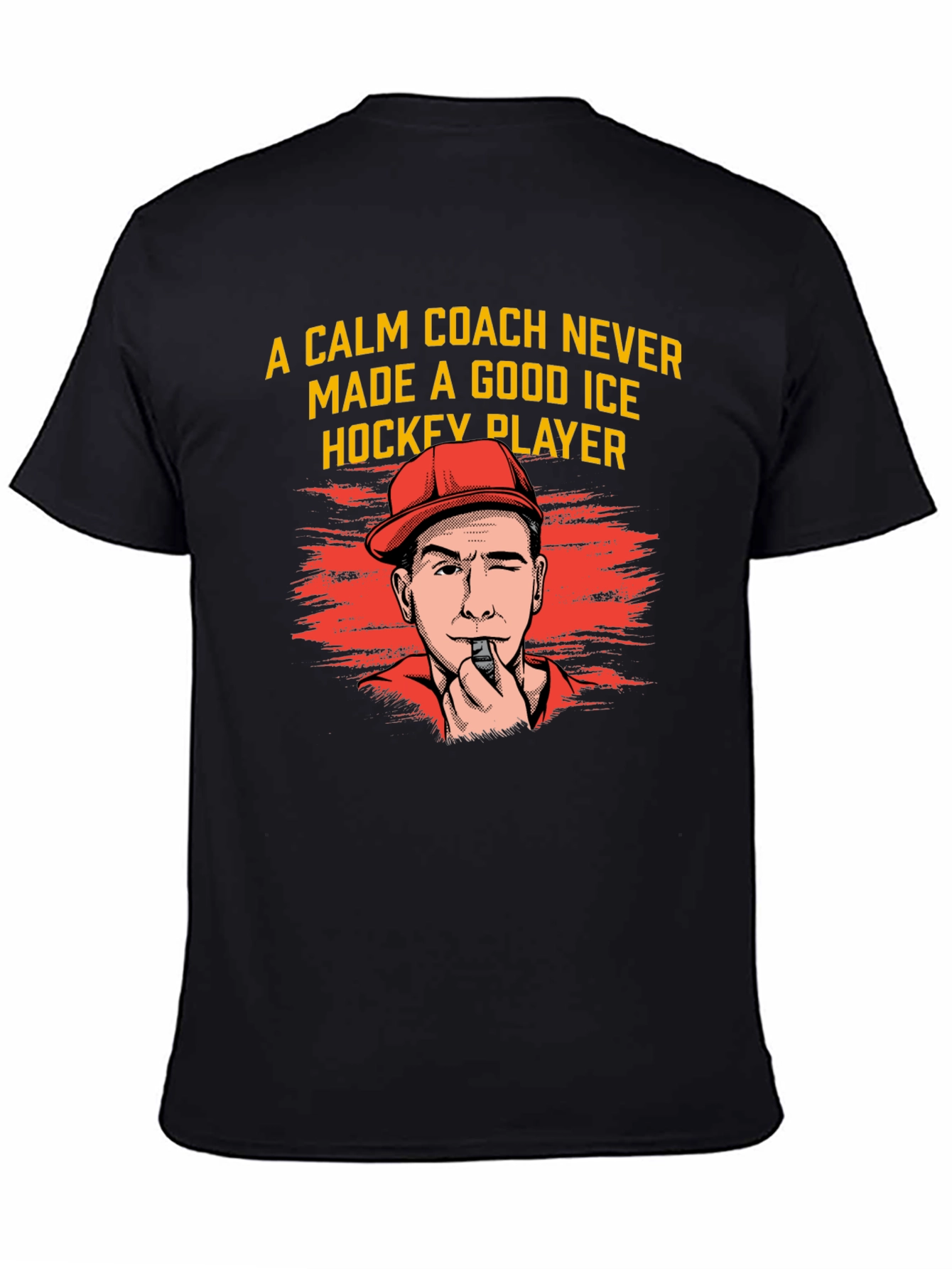 Funny Hockey Coach Graphic T-Shirt
