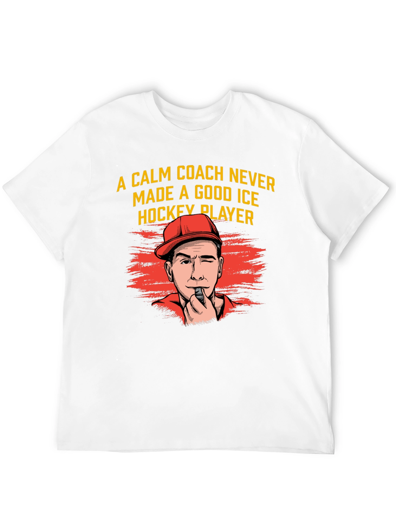 Funny Hockey Coach Graphic T-Shirt