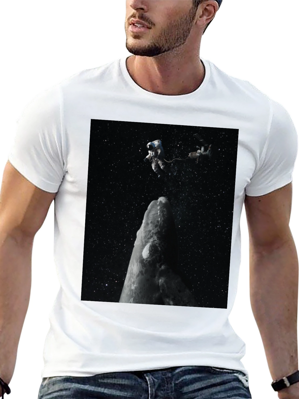 Astronaut Graphic Black T-Shirt