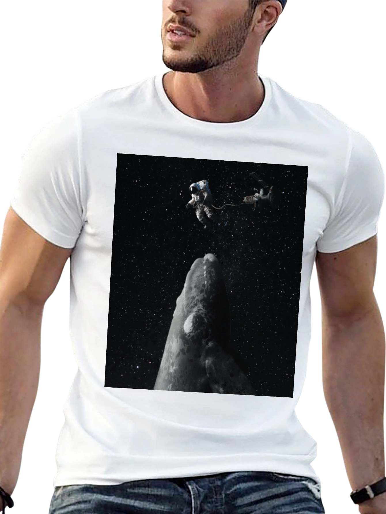 Astronaut Graphic Black T-Shirt