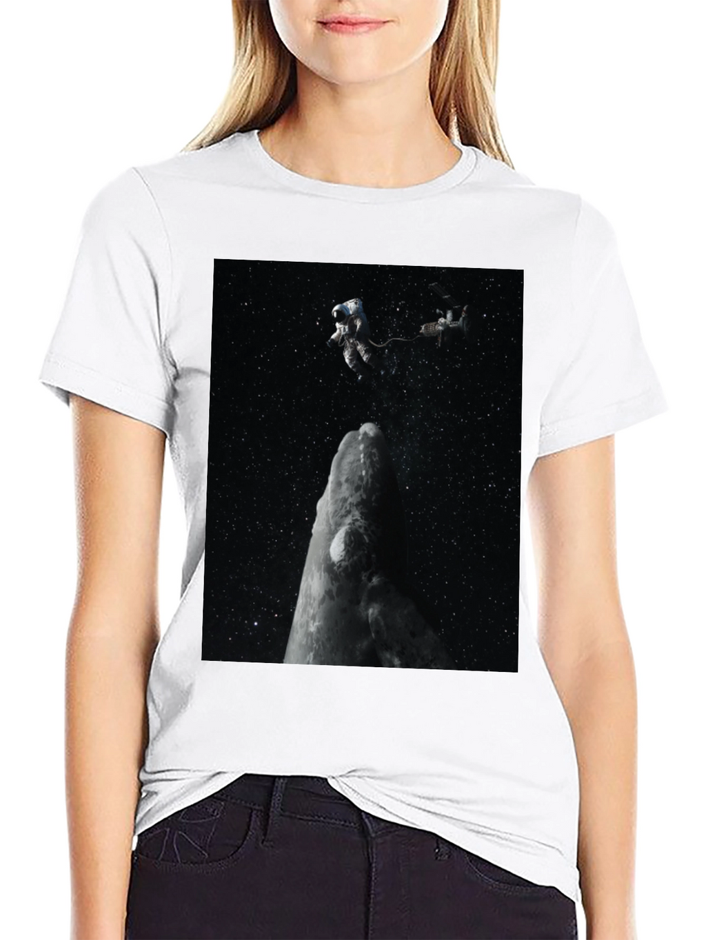 Astronaut Graphic Black T-Shirt